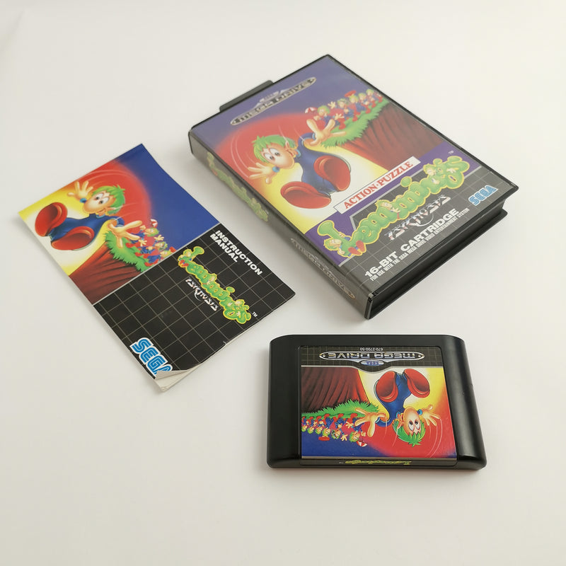 Sega Mega Drive Spiel " Action-Puzzle Lemmings " MD MegaDrive | OVP PAL