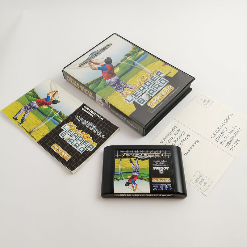 Sega Mega Drive Spiel " World Class Leader Board " MD MegaDrive Golf | OVP PAL