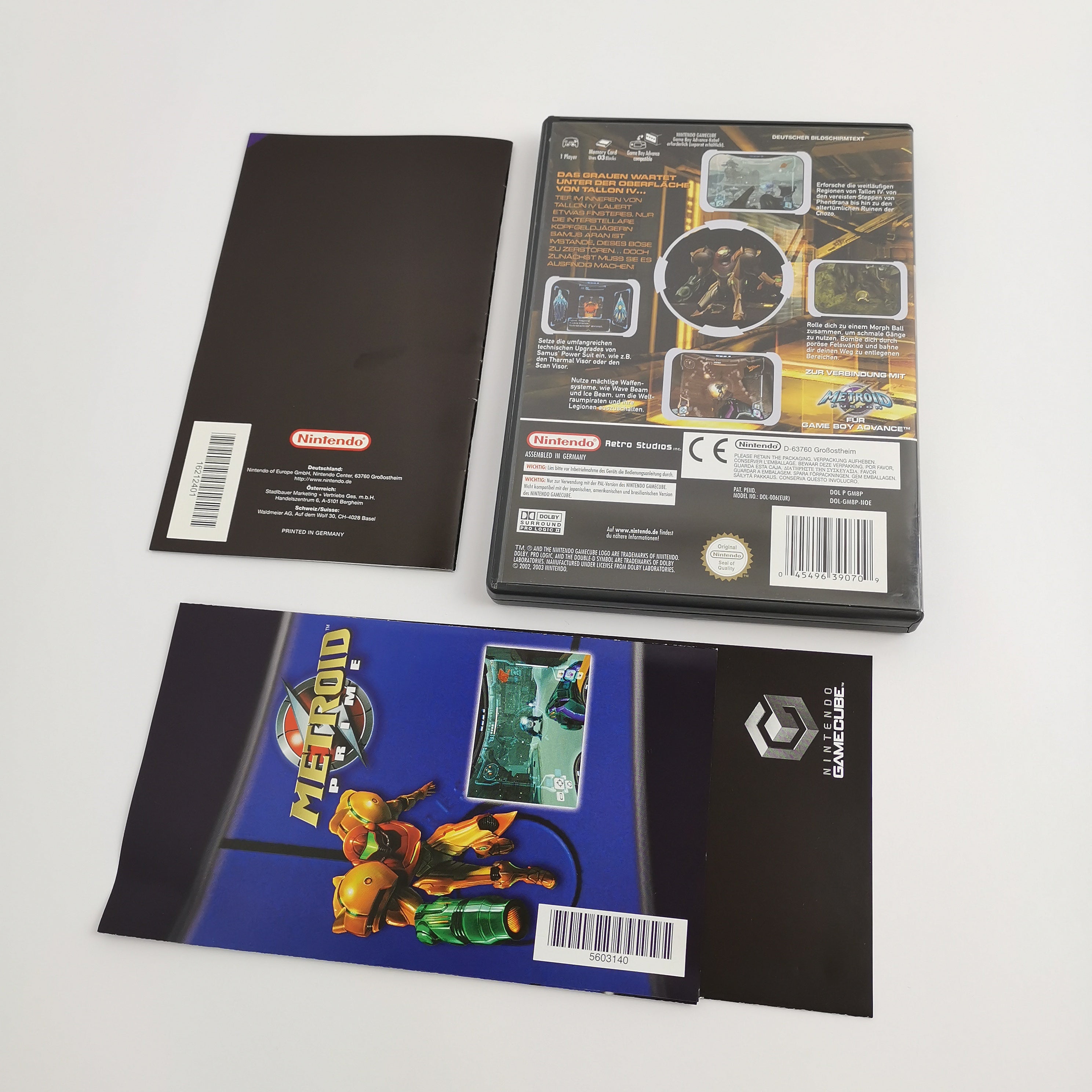 Nintendo Gamecube Spiel " Metroid Prime " GC Game Cube OVP deutsche PAL Version