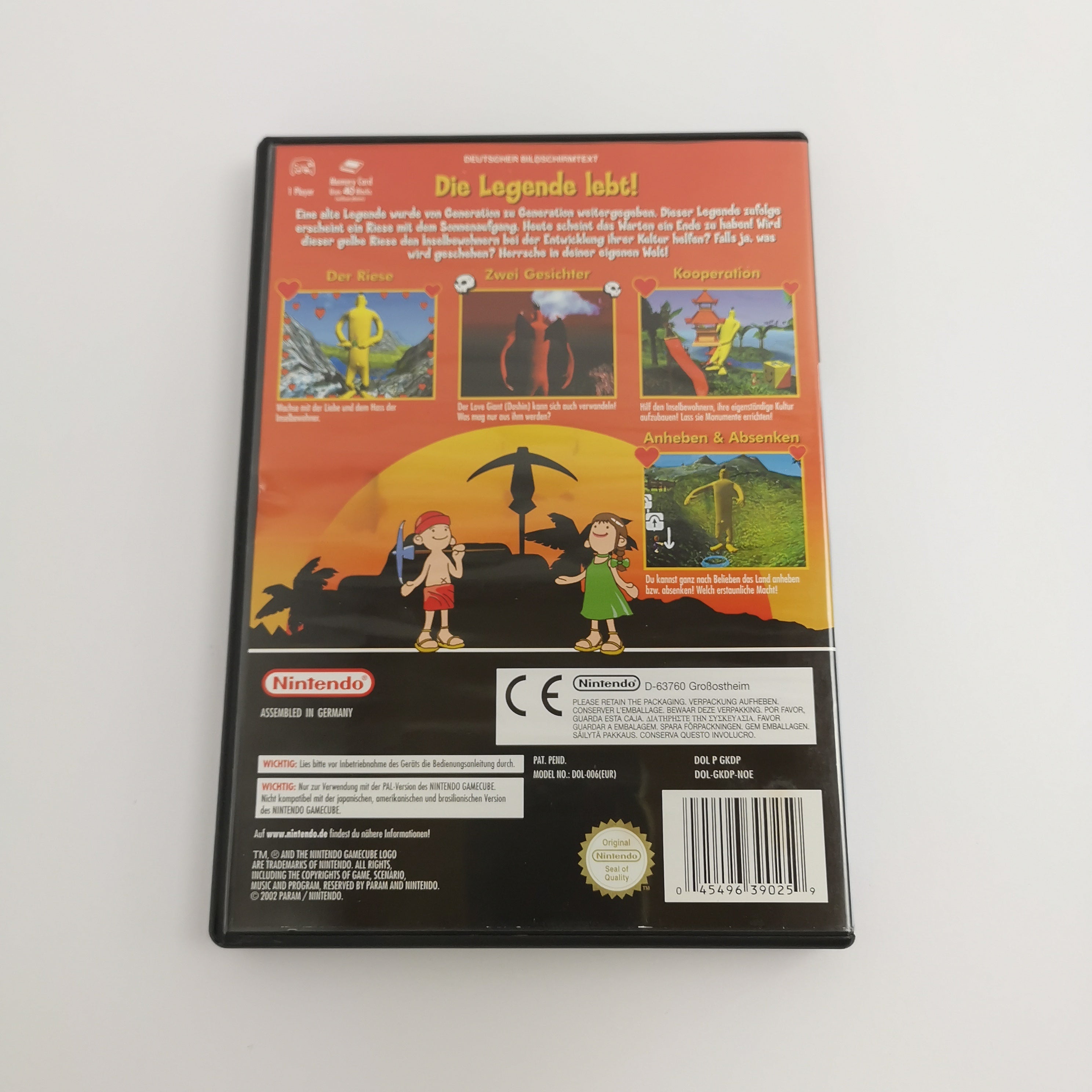 Nintendo Gamecube Spiel " Doshin the Giant " deutsche PAL OVP | guter Zustand