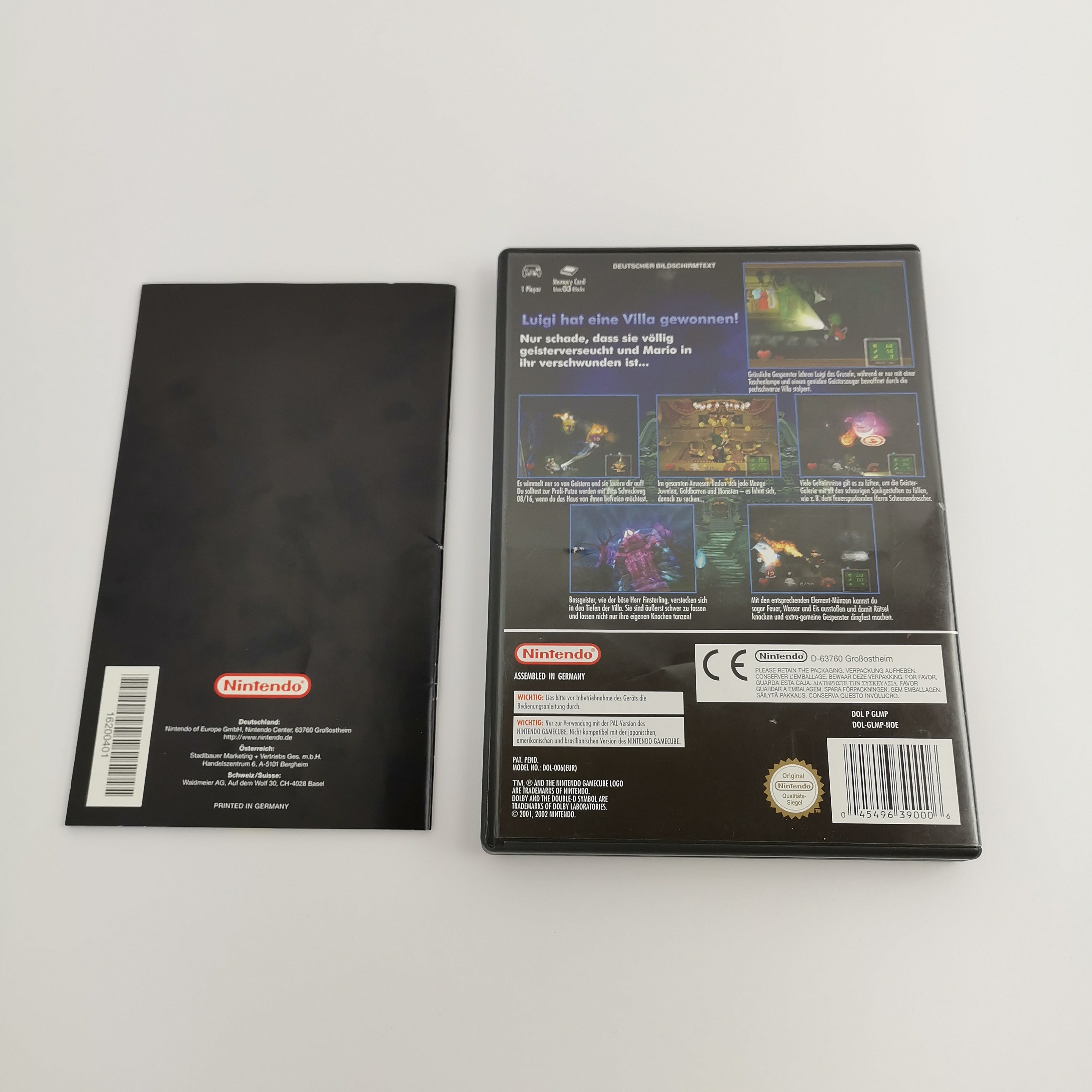 Nintendo Gamecube Spiel " Luigis Mansion " OVP dt. PAL | sehr guter Zustand