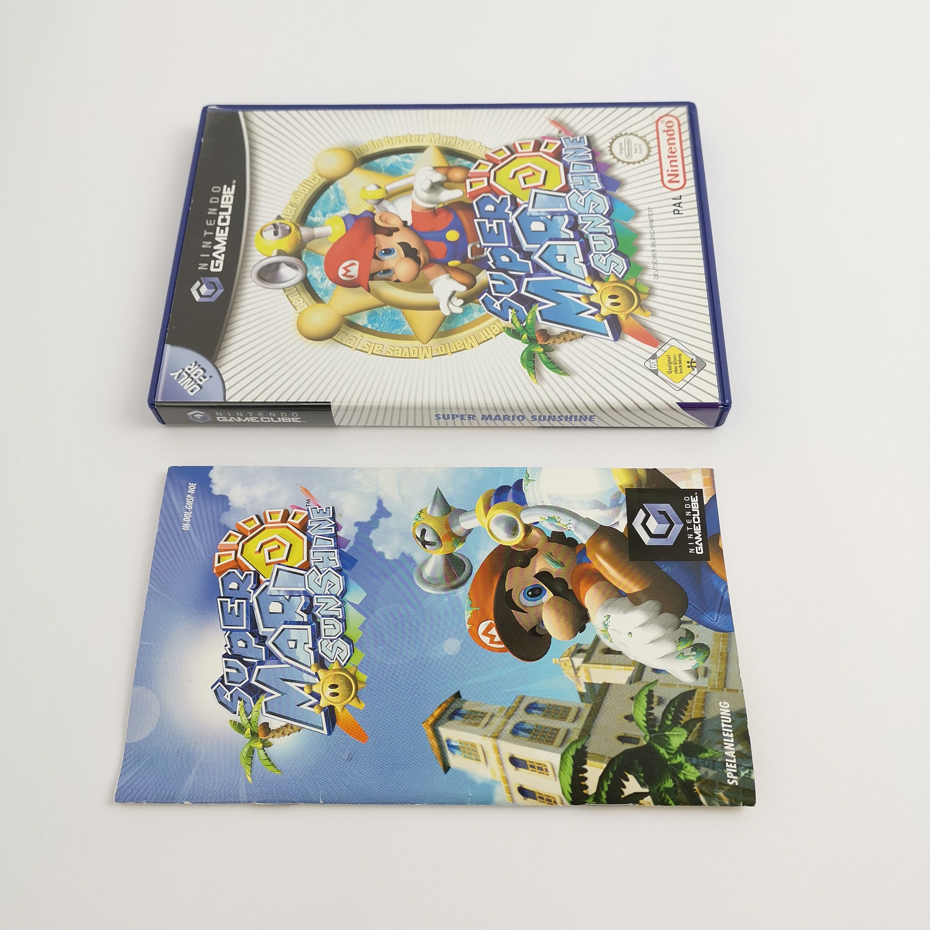 Nintendo Gamecube Spiel " Super Mario Sunshine " dt. Erstauflage OVP *akzeptabel
