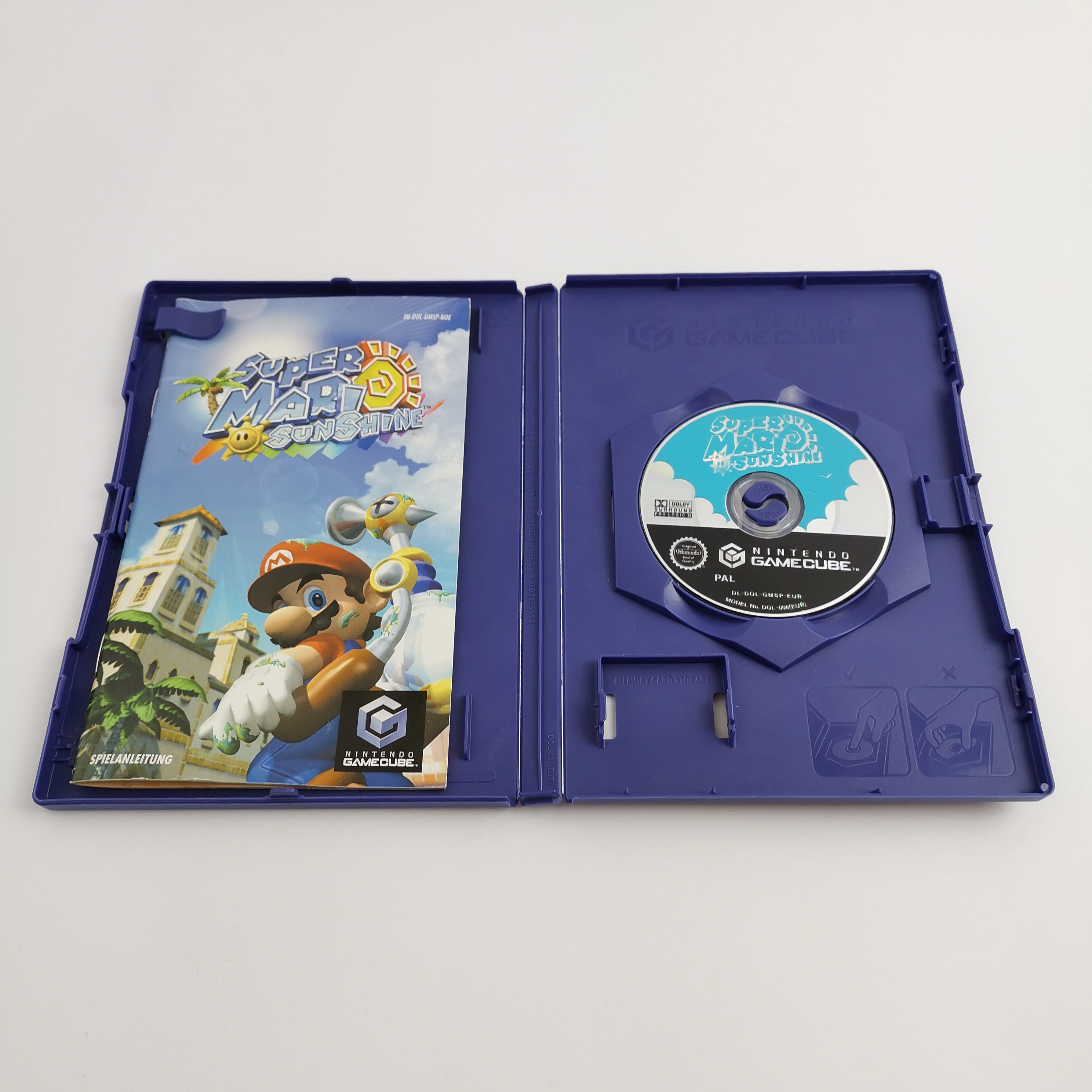 Nintendo Gamecube Spiel " Super Mario Sunshine " dt. Erstauflage OVP *akzeptabel