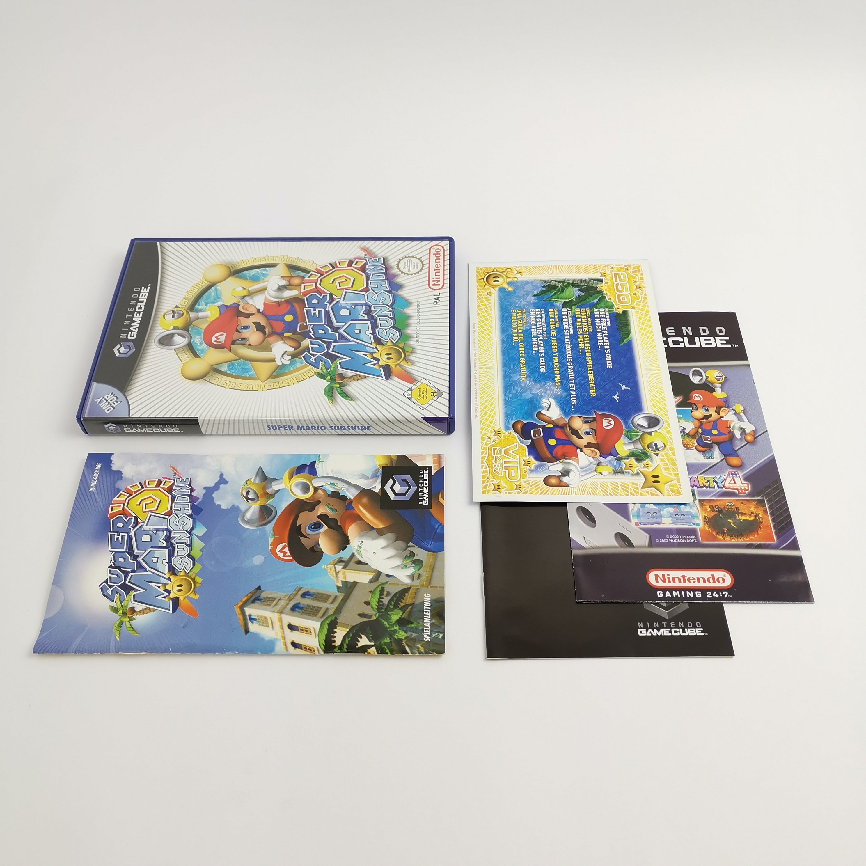 Nintendo Gamecube Spiel " Super Mario Sunshine " dt. Erstauflage OVP * sehr gut