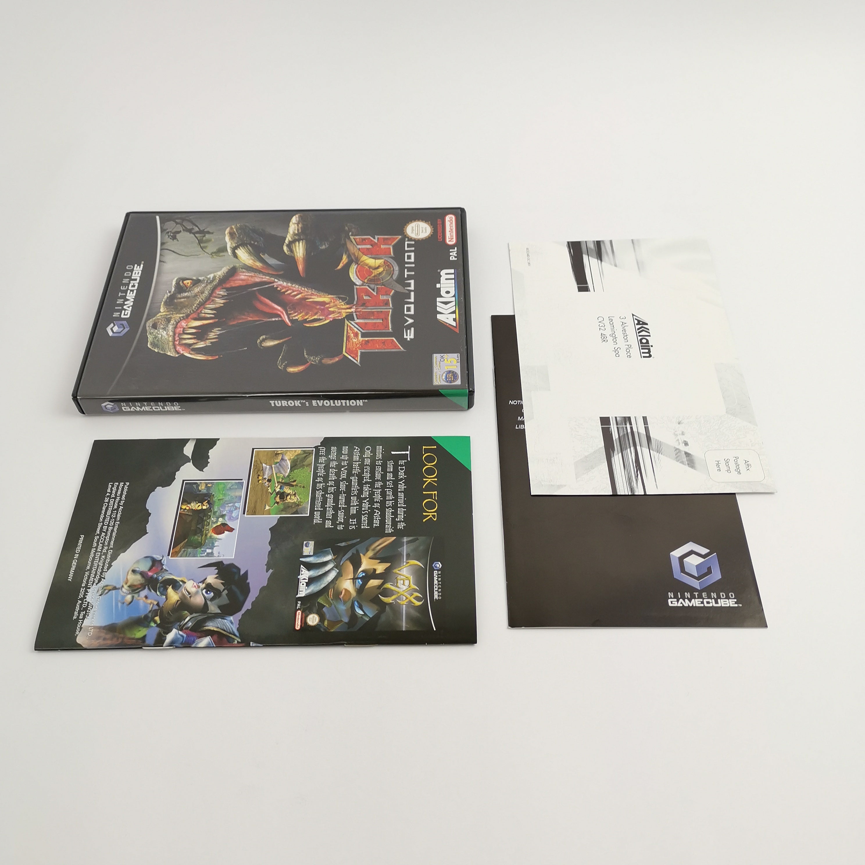 Nintendo Gamecube Spiel " Turok Evolution " EN Erstauflage UKV | OVP * sehr gut