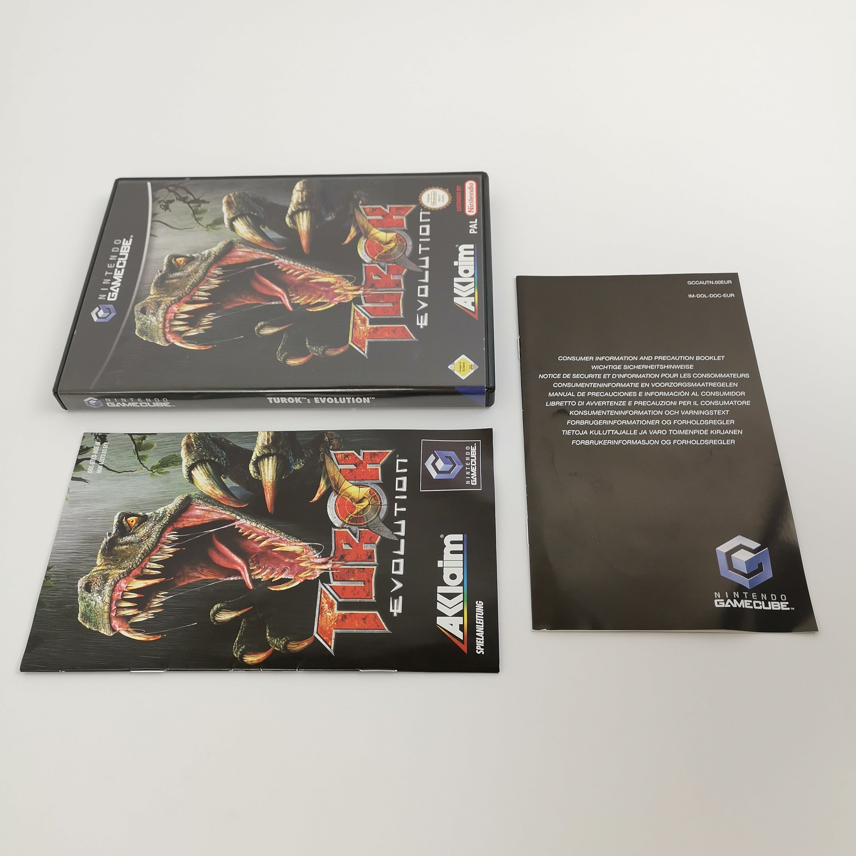 Nintendo Gamecube Spiel " Turok Evolution " DE Erstauflage NOE | OVP * sehr gut