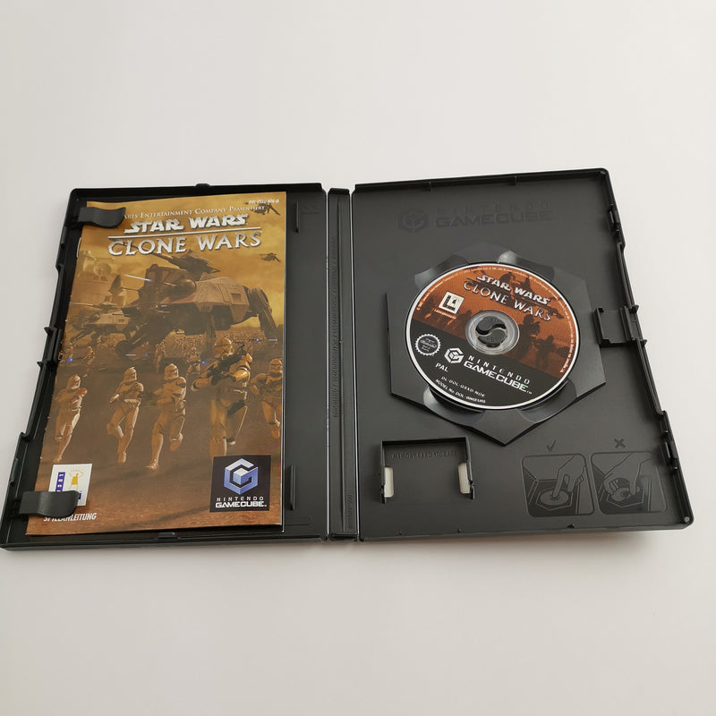 Nintendo Gamecube Spiel " Star Wars Clone Wars " DE Erstauflage NOE OVP sehr gut