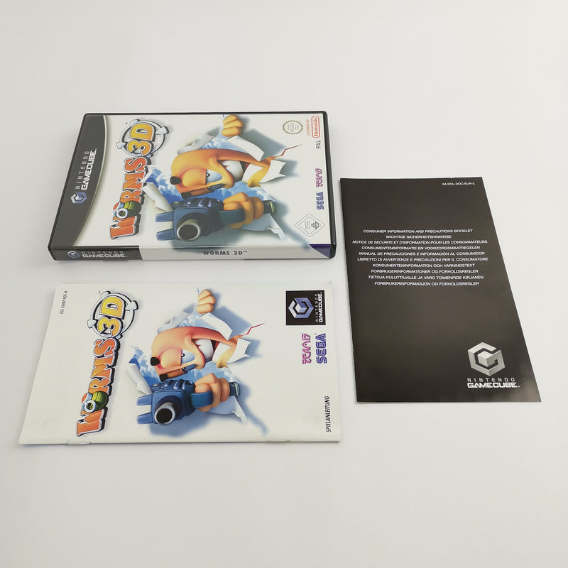 Nintendo Gamecube game "Worms 3D" DE first edition NOE | Original packaging * very good