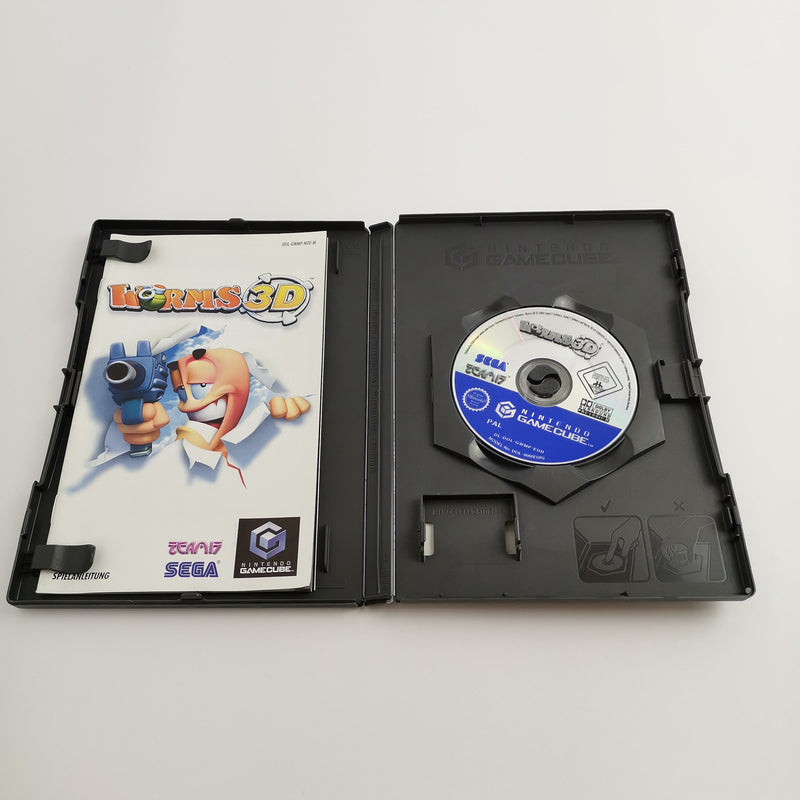 Nintendo Gamecube game "Worms 3D" DE first edition NOE | Original packaging * very good