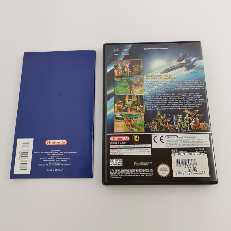Nintendo Gamecube Spiel " Starfox Adventures " DE Erstauflage NOE OVP * sehr gut