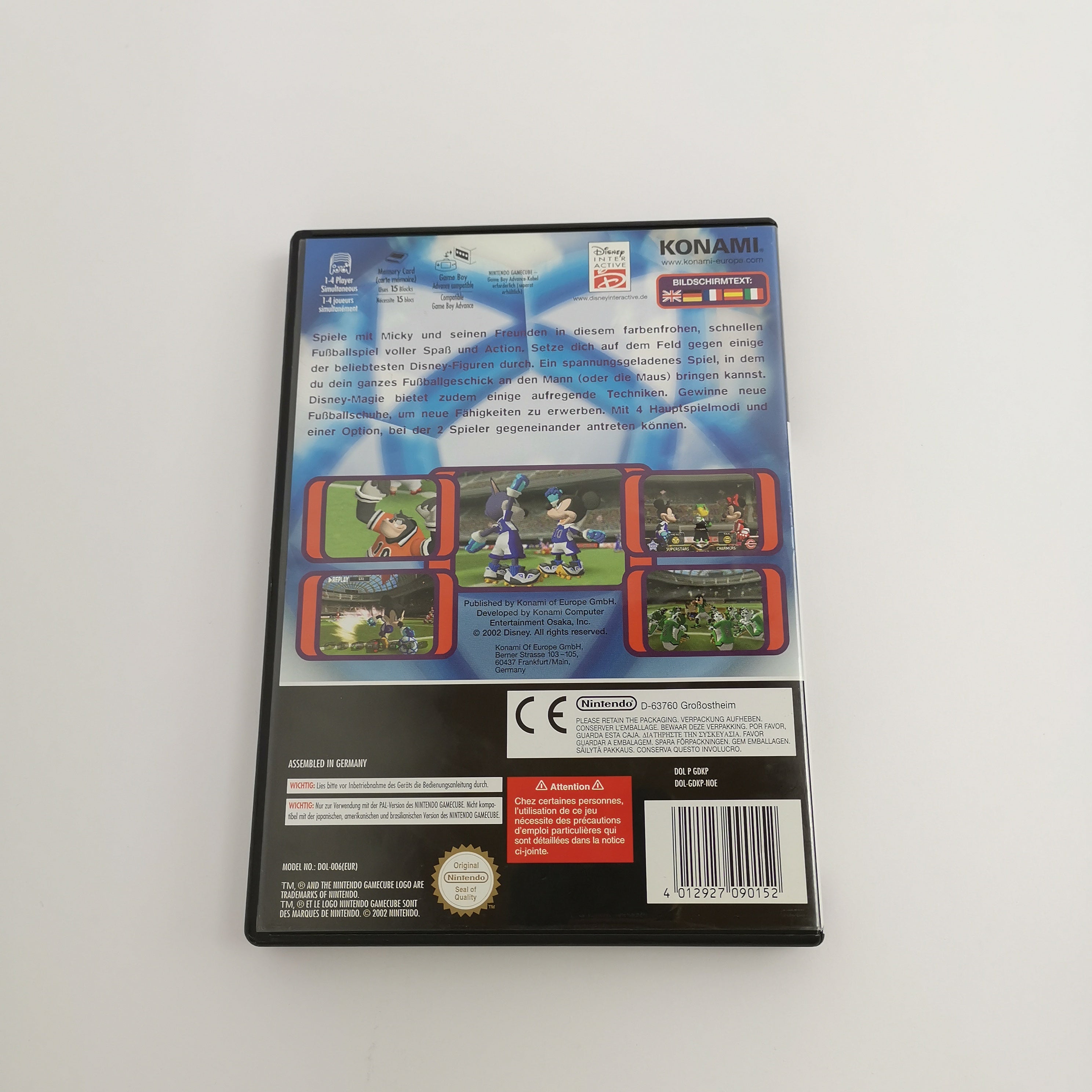 Nintendo Gamecube Spiel " Disney Sports Fußball " Game Cube NOE | DE OVP