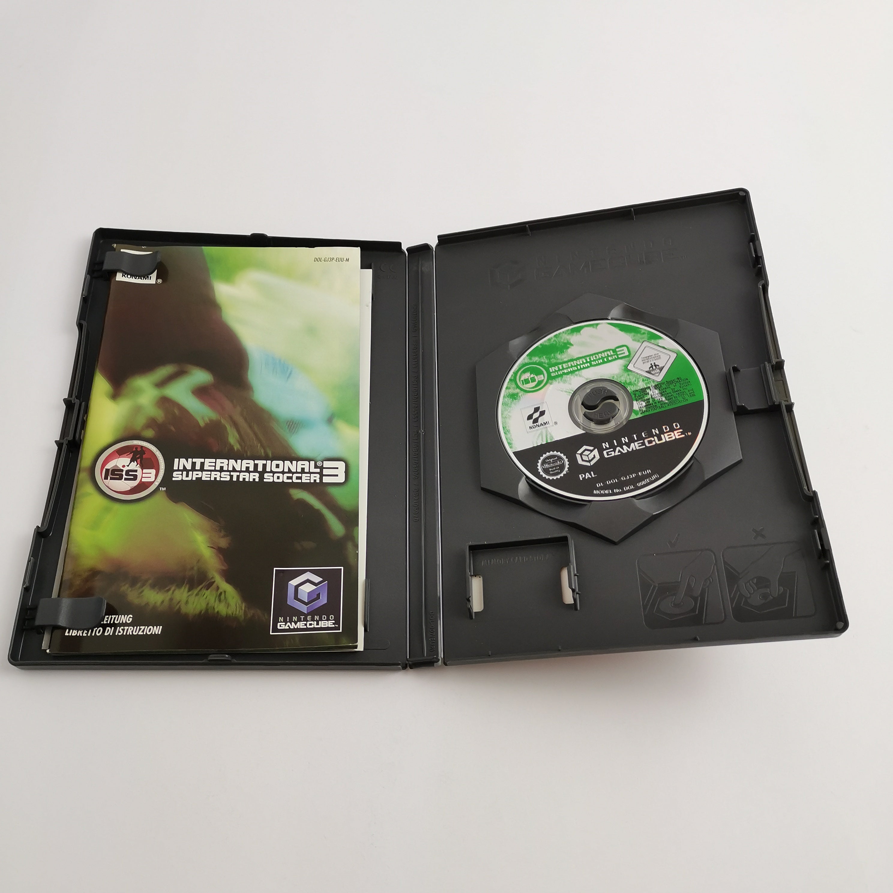 Nintendo Gamecube Spiel " ISS3 Internation Superstar Soccer 3 "  Fußball EUU OVP