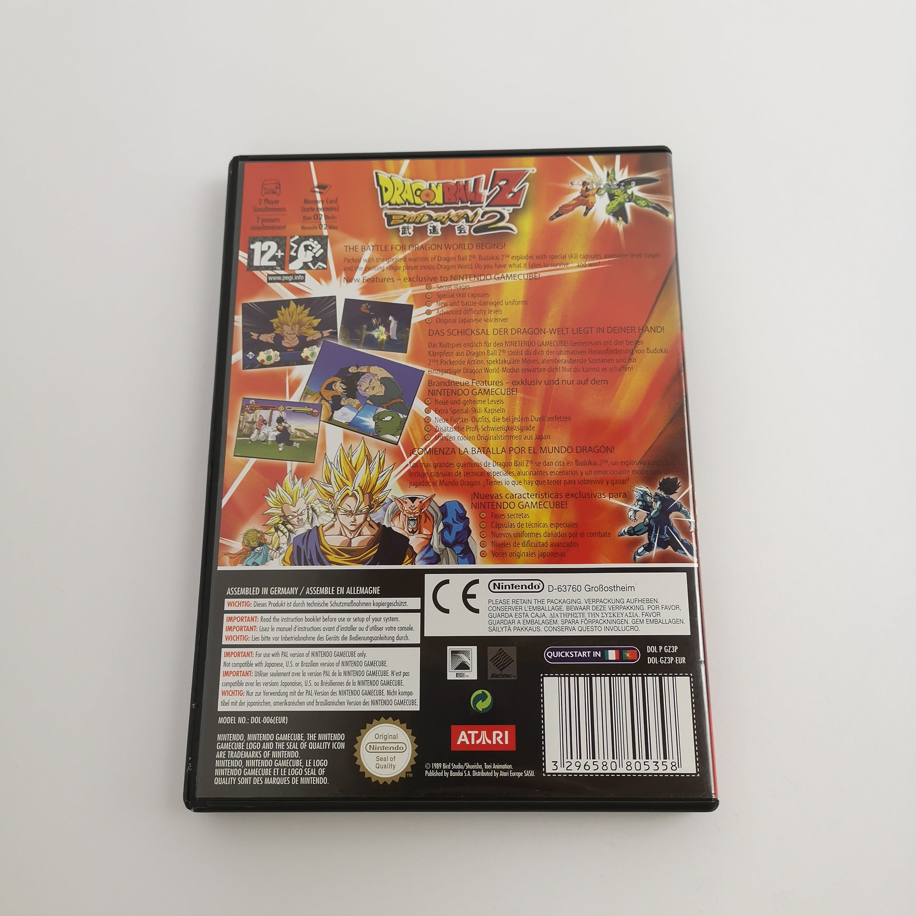Nintendo Gamecube Spiel " Dragonball Z Budokai 2 " GC Game Cube | EUR OVP
