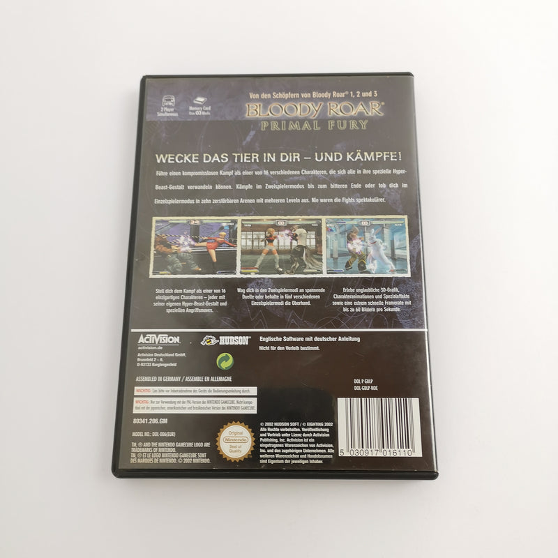 Nintendo Gamecube Game "Bloody Roar Primal Fury" GC Game Cube | NOE original packaging
