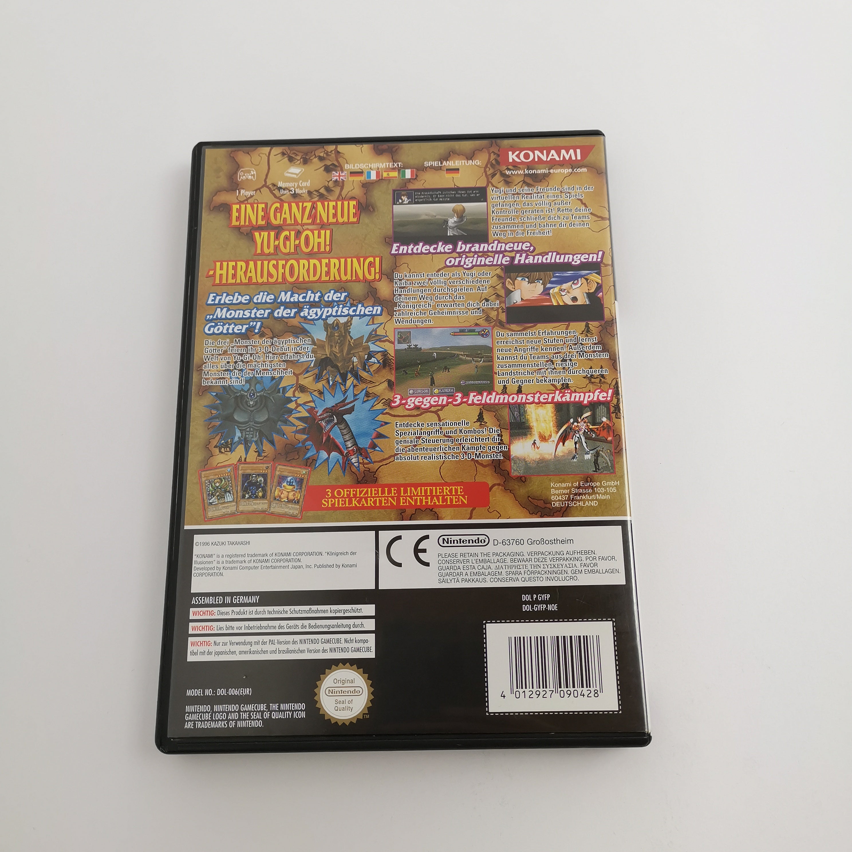 Nintendo Gamecube Spiel " Yu-Gi-Oh Königreich der illusionen " OVP GC | PAL NOE