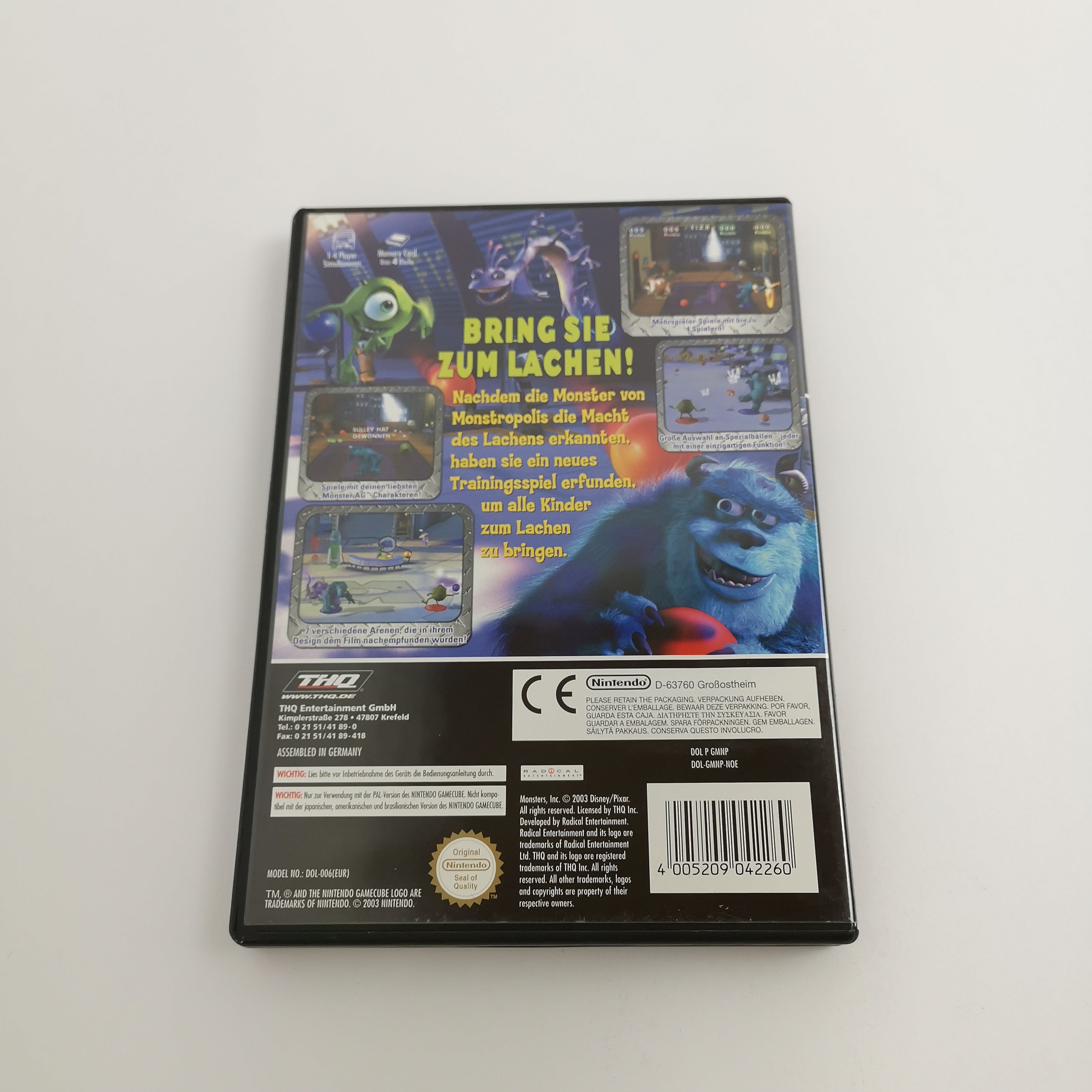 Nintendo Gamecube Spiel " Die Monster AG " GC Game Cube OVP | PAL NOE