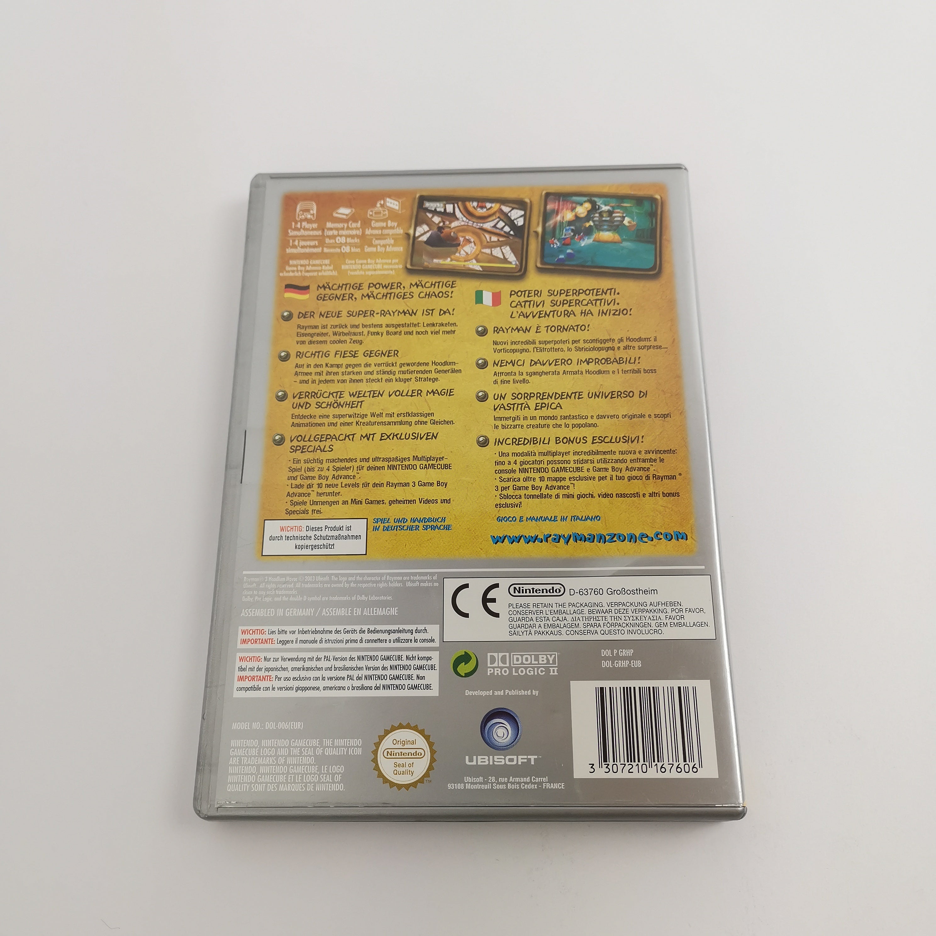 Nintendo Gamecube Spiel " Rayman 3 " GC Game Cube OVP Players Choice | PAL