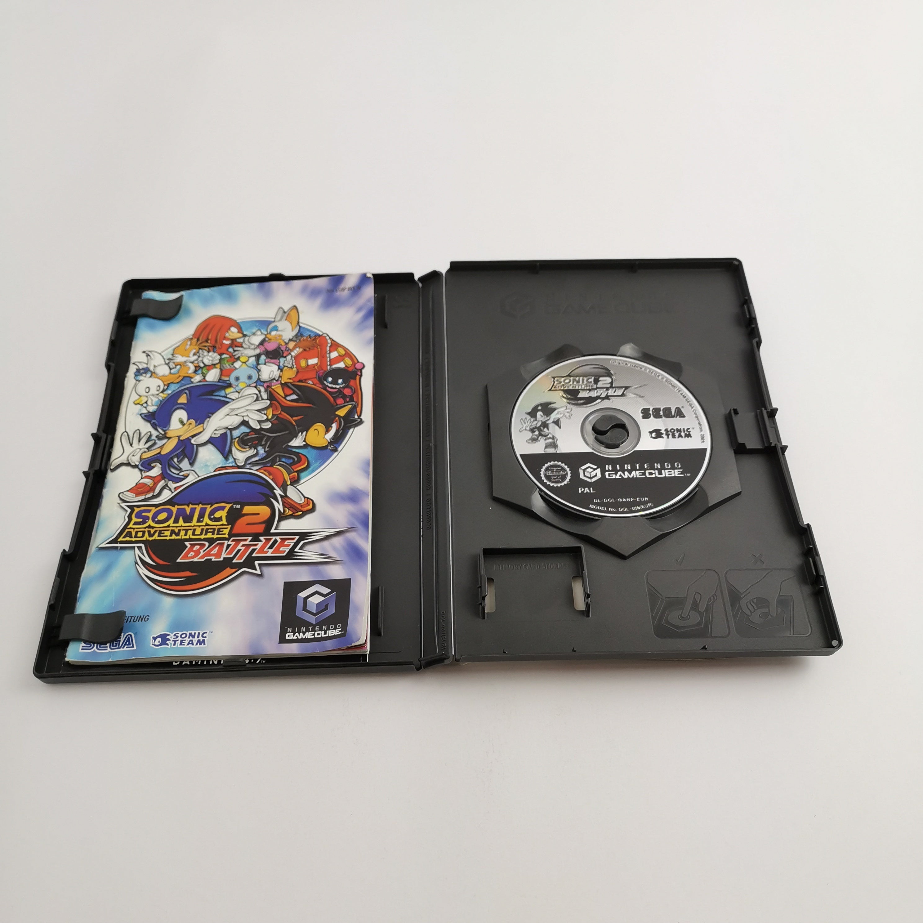 Nintendo Gamecube Spiel " Sonic Adventure Battle 2 " GC Game Cube OVP | PAL NOE