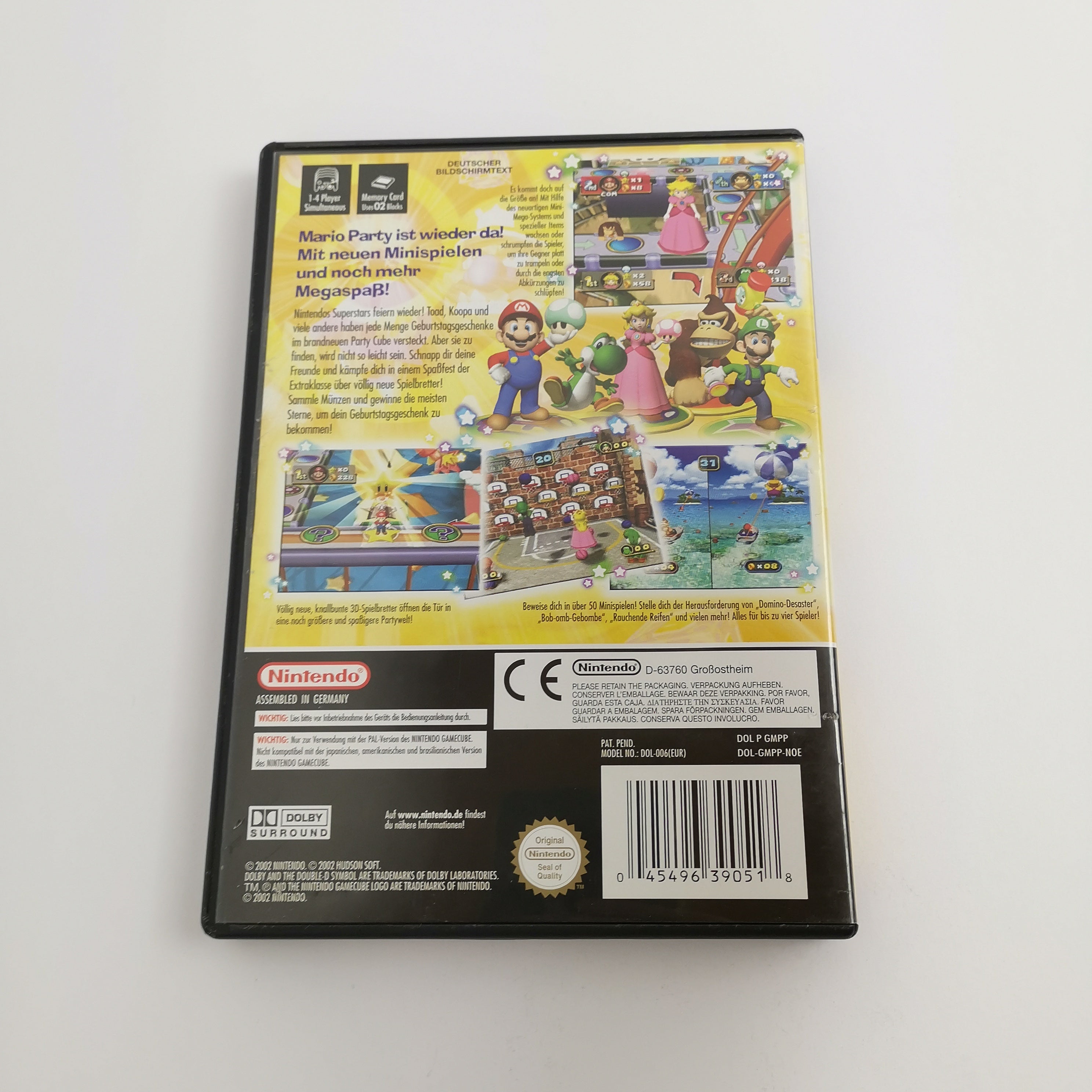 Nintendo Gamecube Spiel " Mario Party 4 " GC Erstauflage OVP | PAL NOE