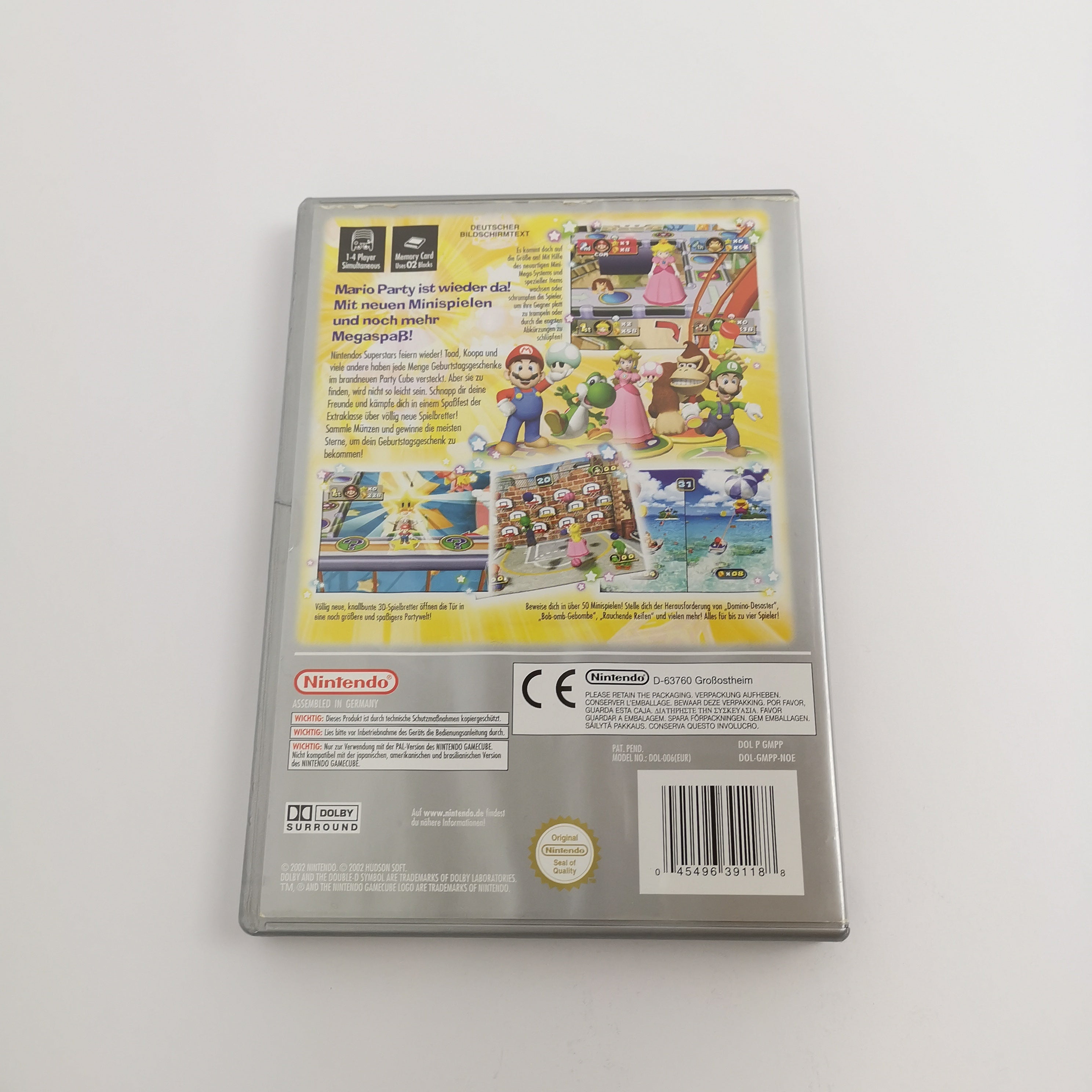 Nintendo Gamecube Spiel " Mario Party 4 " GC Players Choice OVP | PAL NOE