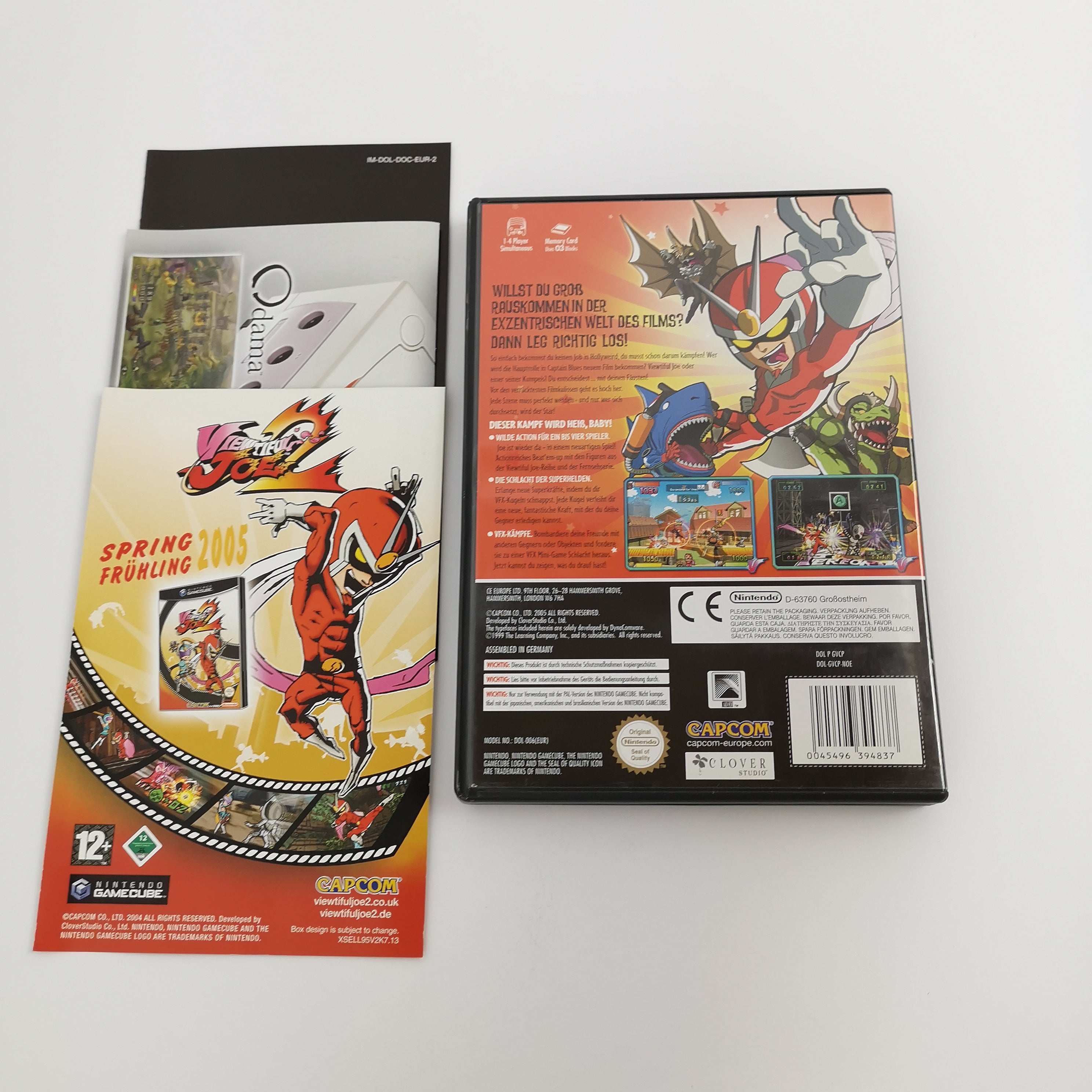 Nintendo Gamecube Spiel " Viewtiful Joe Red Hot Rumble " Game Cube OVP NOE [2]