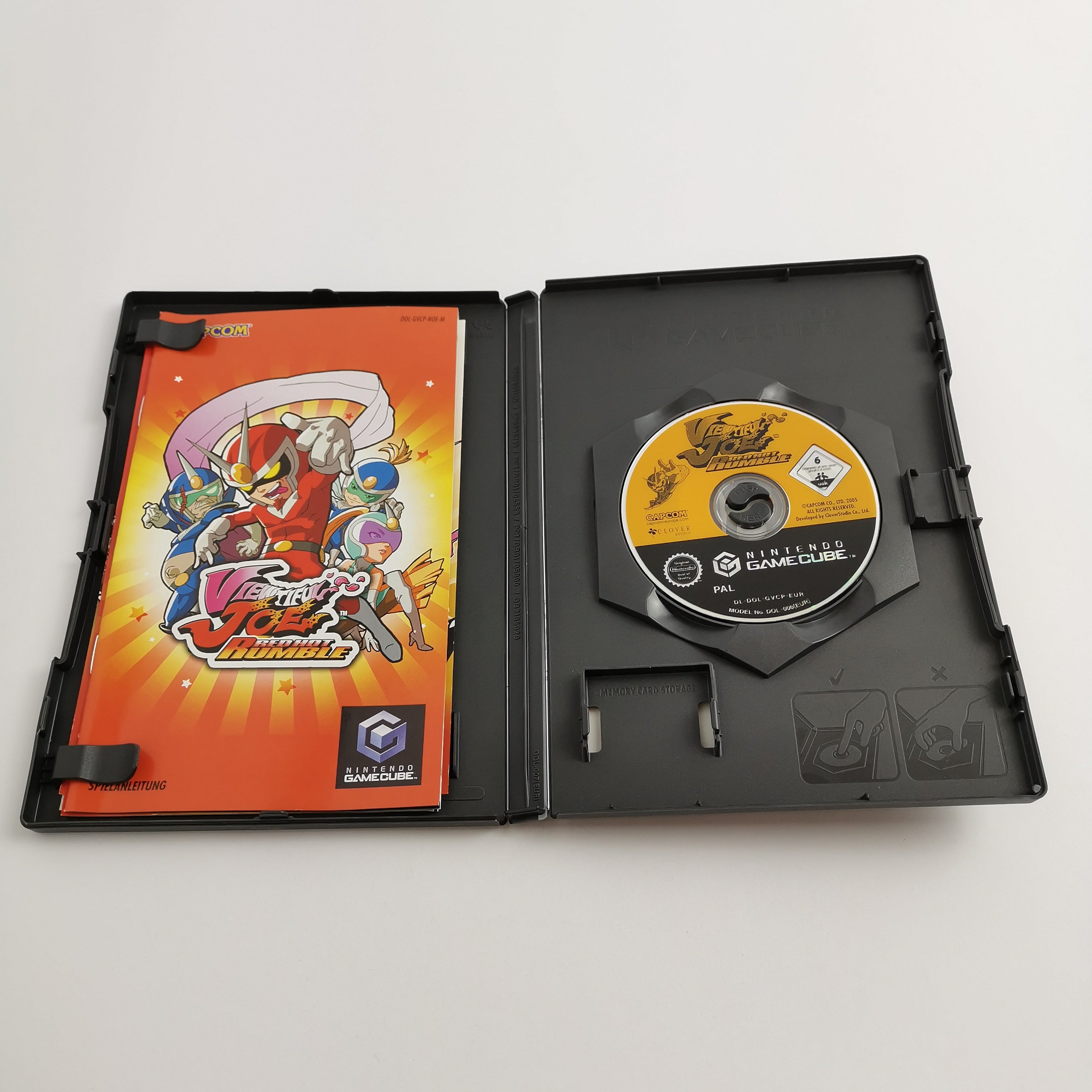 Nintendo Gamecube Spiel " Viewtiful Joe Red Hot Rumble " Game Cube OVP NOE [2]