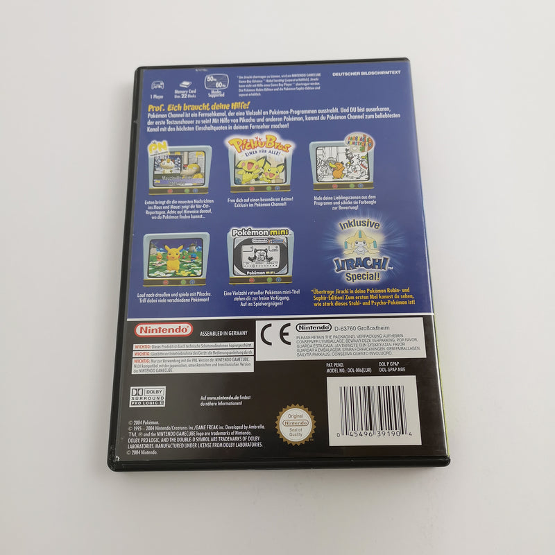Nintendo Gamecube Spiel " Pokemon Channel " GC Game Cube OVP | PAL NOE