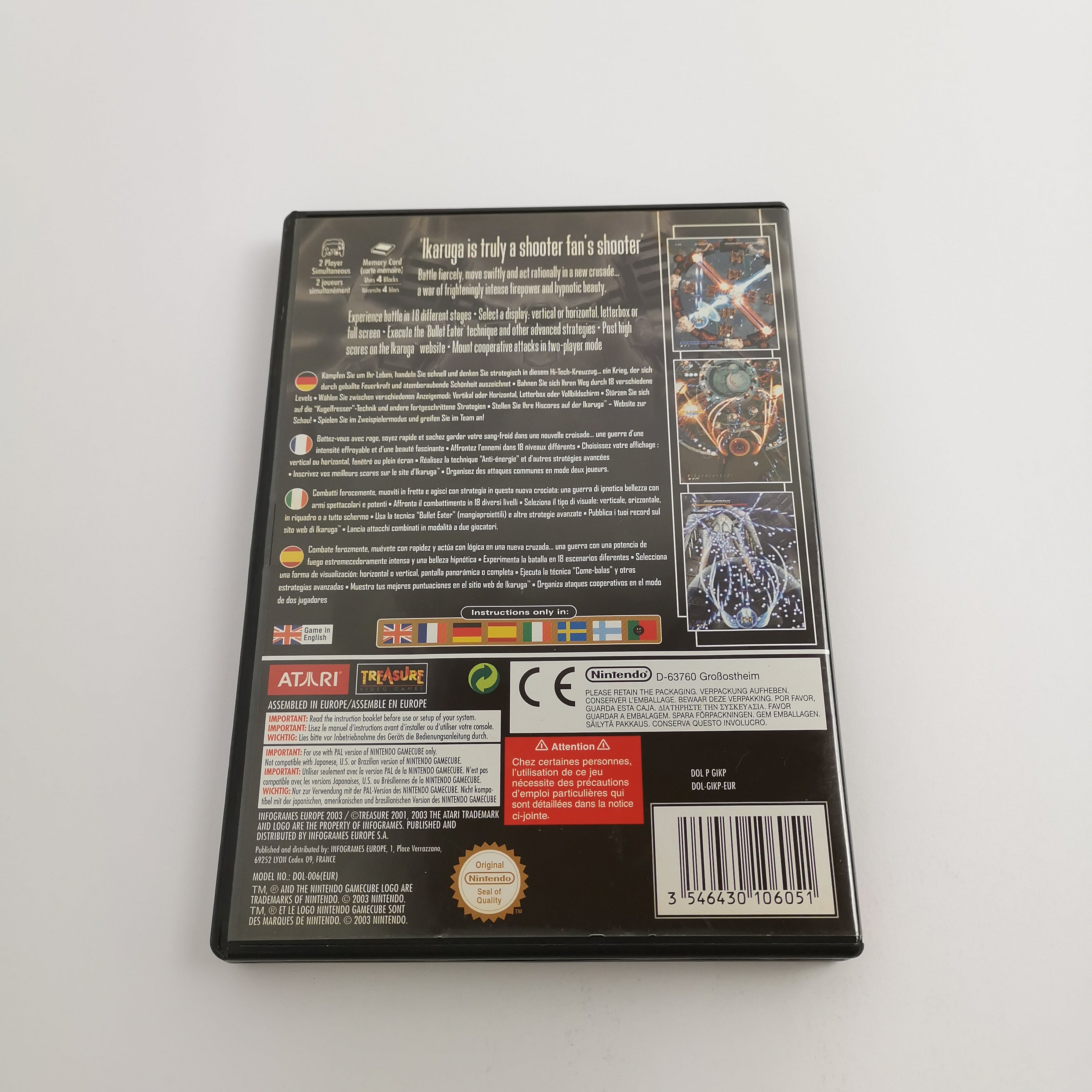 Nintendo Gamecube Spiel " Ikaruga " GC Game Cube OVP | PAL EUR