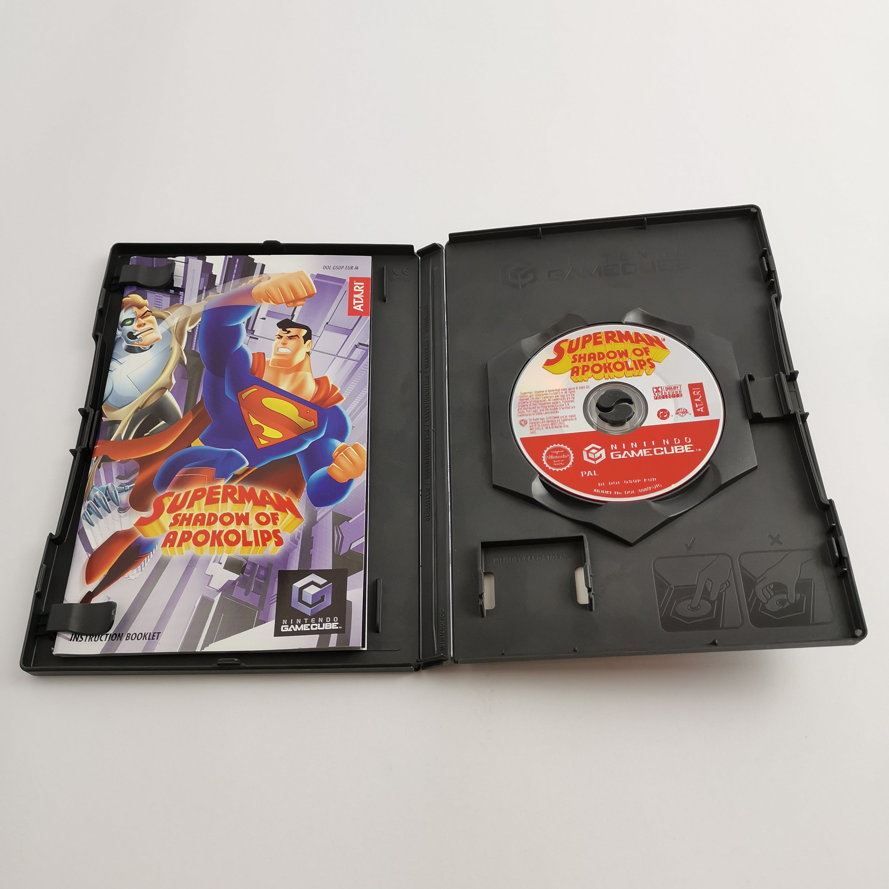 Nintendo Gamecube Spiel " Superman Shadow of Apokolips " Game Cube OVP | PAL EUR