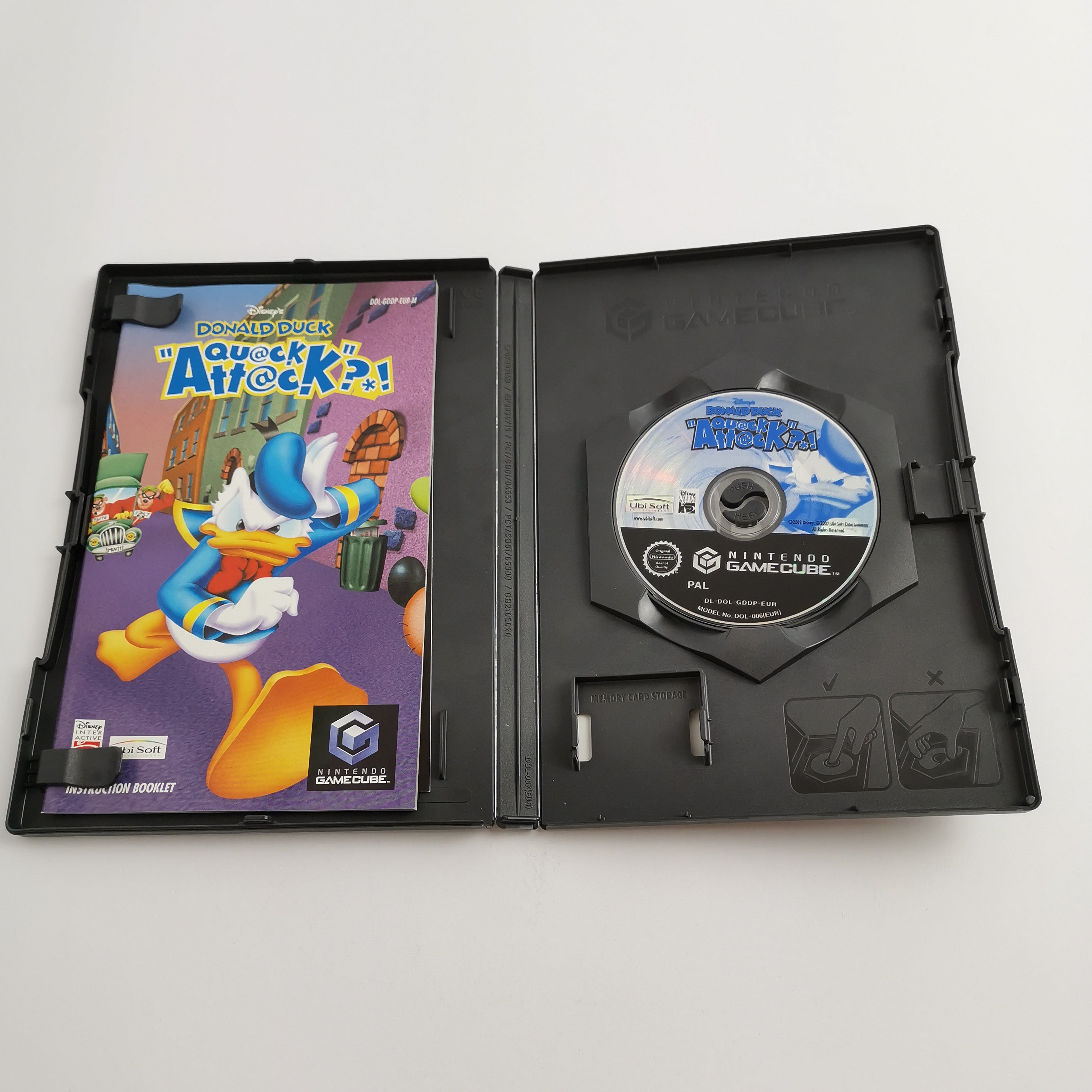 Nintendo Gamecube Spiel " Donald Duck Quack Attack " GC Game Cube OVP | PAL EUR