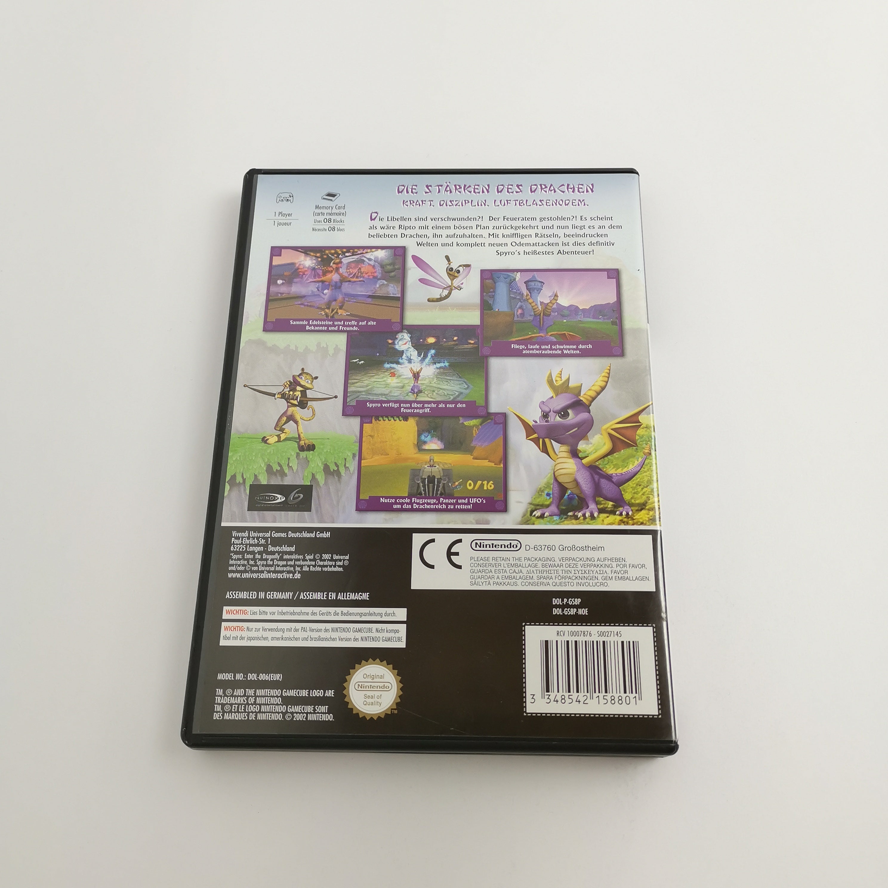 Nintendo Gamecube Spiel " Spyro Enter The Dragonfly " GC Game Cube OVP | PAL NOE