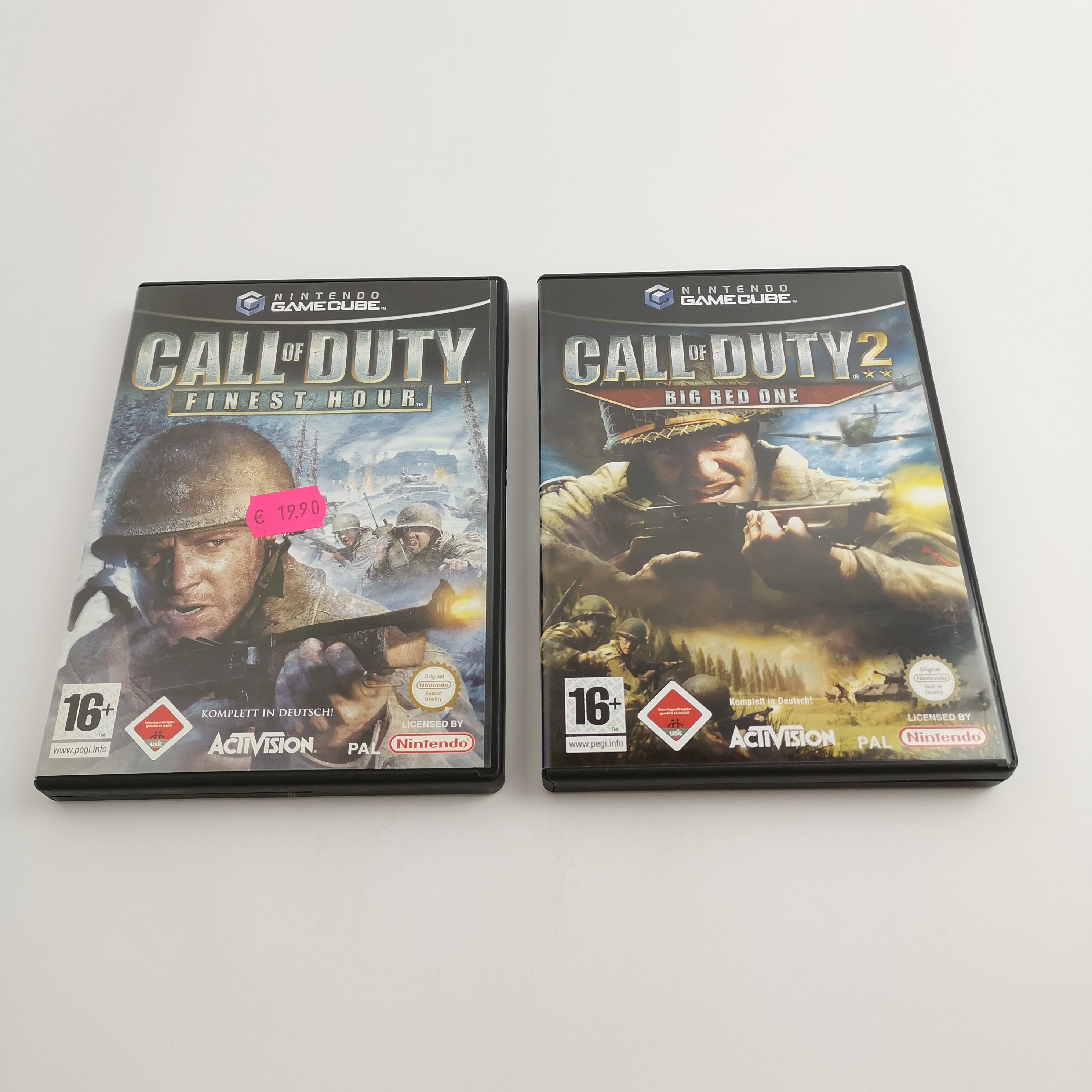 Nintendo Gamecube Spiel " Call of Duty 1 & 2 Bundle " OVP PAL NOE | USK18 [2]
