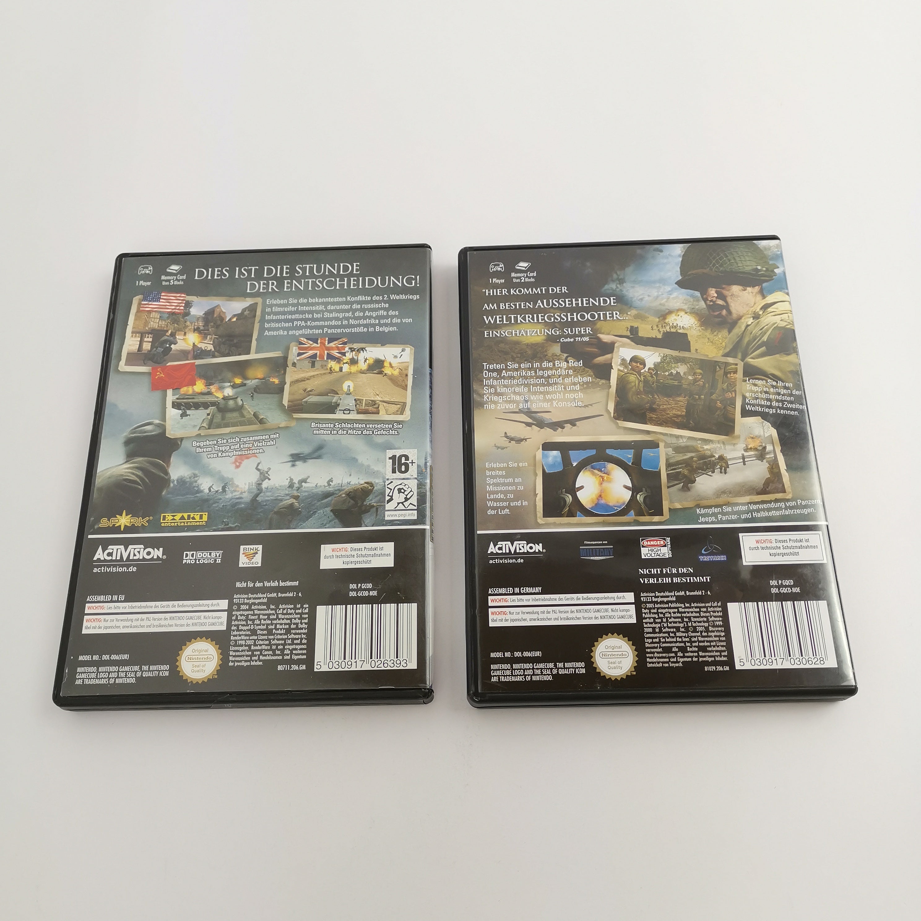 Nintendo Gamecube Spiel " Call of Duty 1 & 2 Bundle " OVP PAL NOE | USK18 [2]