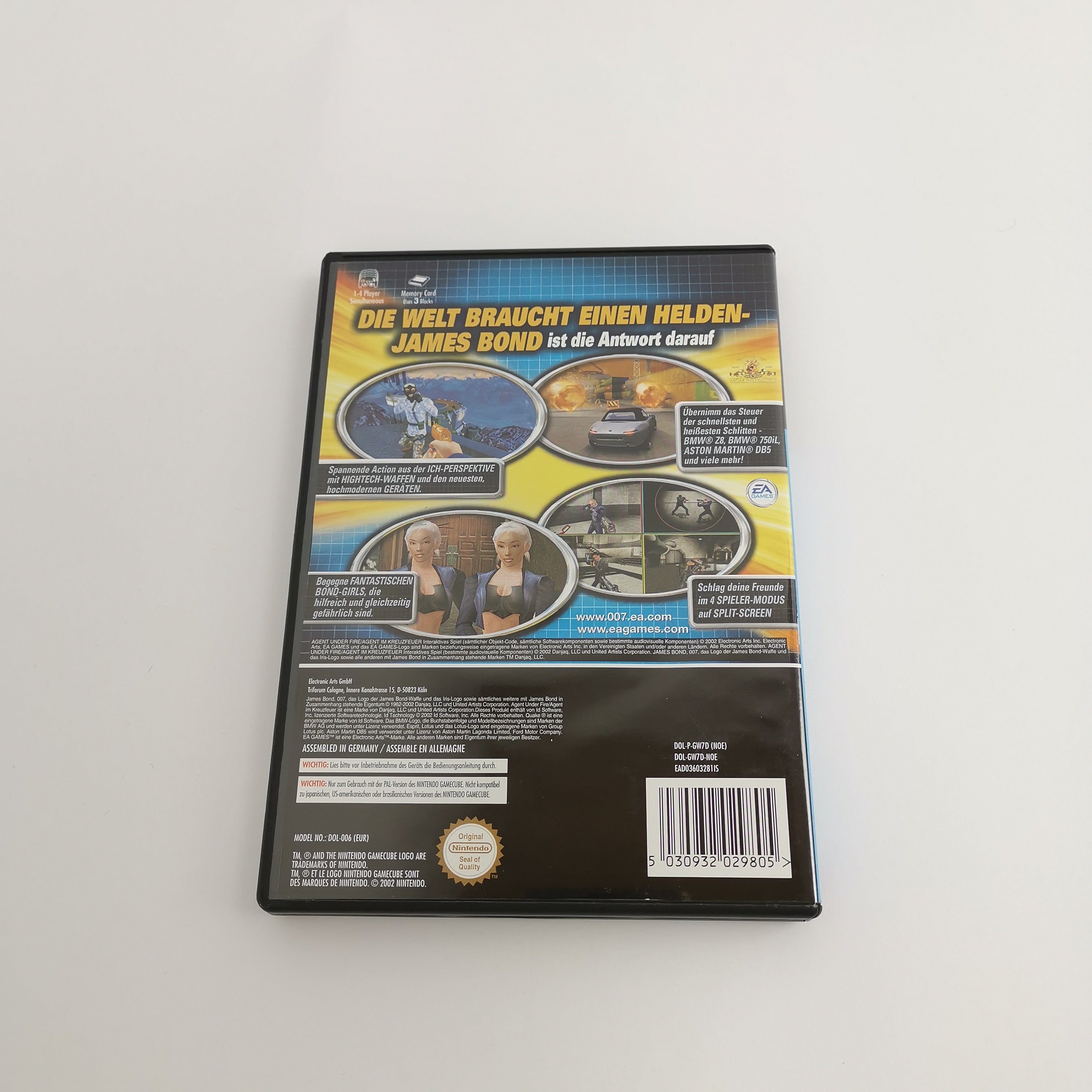 Nintendo Gamecube Spiel " 007 Agent im Kreuzfeuer " James Bond | OVP * sehr gut