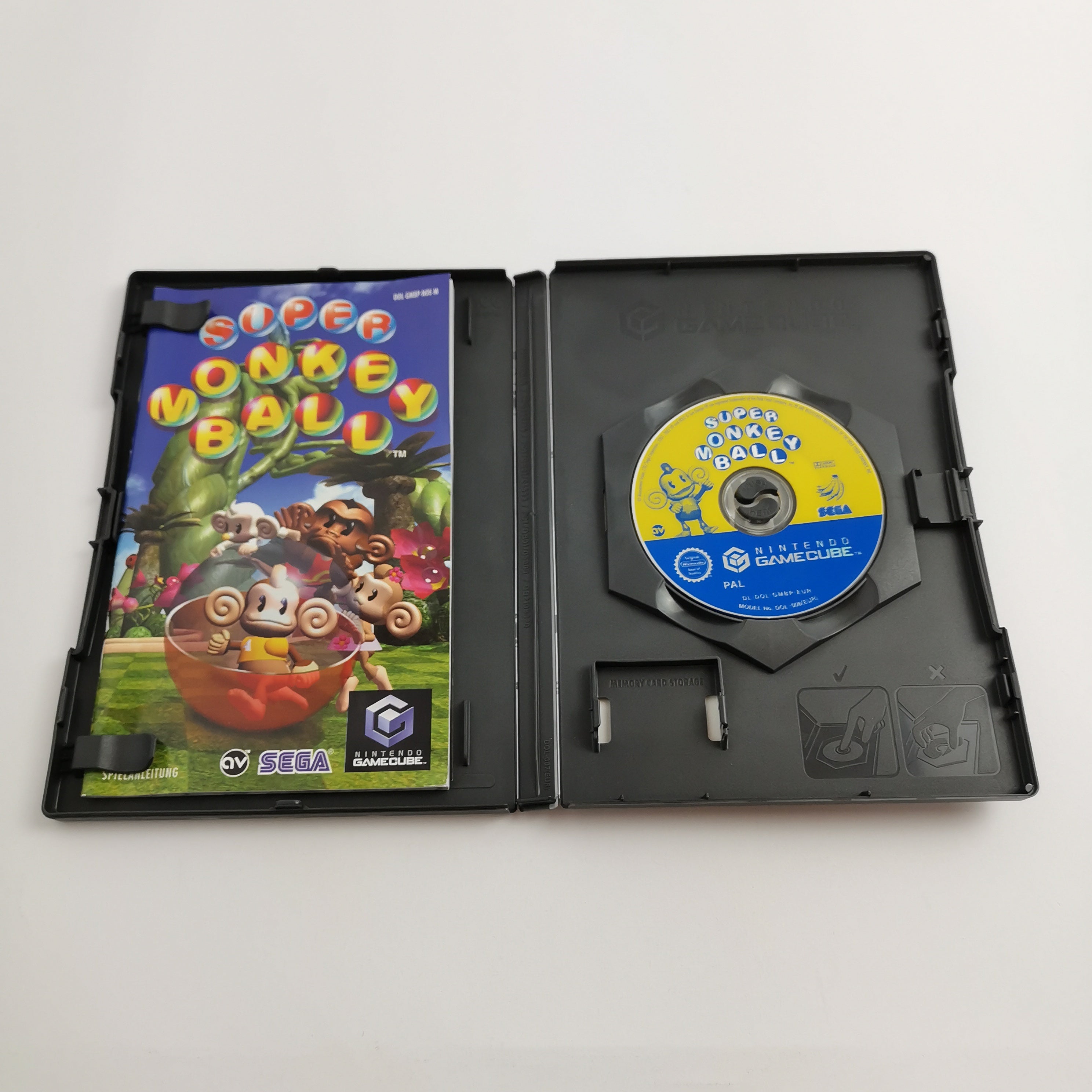Nintendo Gamecube Spiel " Super Monkey Ball " Game Cube OVP | PAL NOE * sehr gut