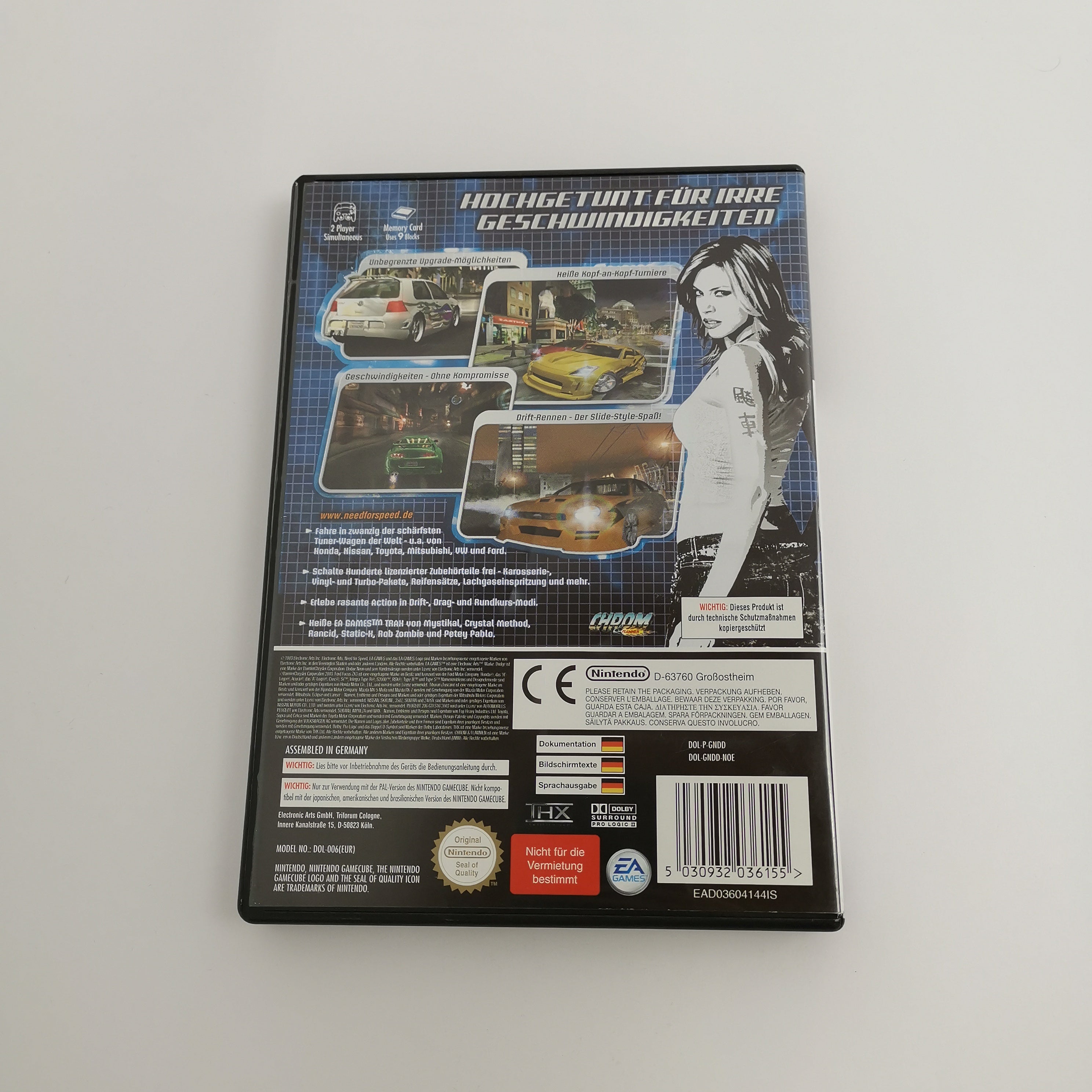 Nintendo Gamecube Spiel " Need for Speed Underground " OVP | PAL NOE * sehr gut