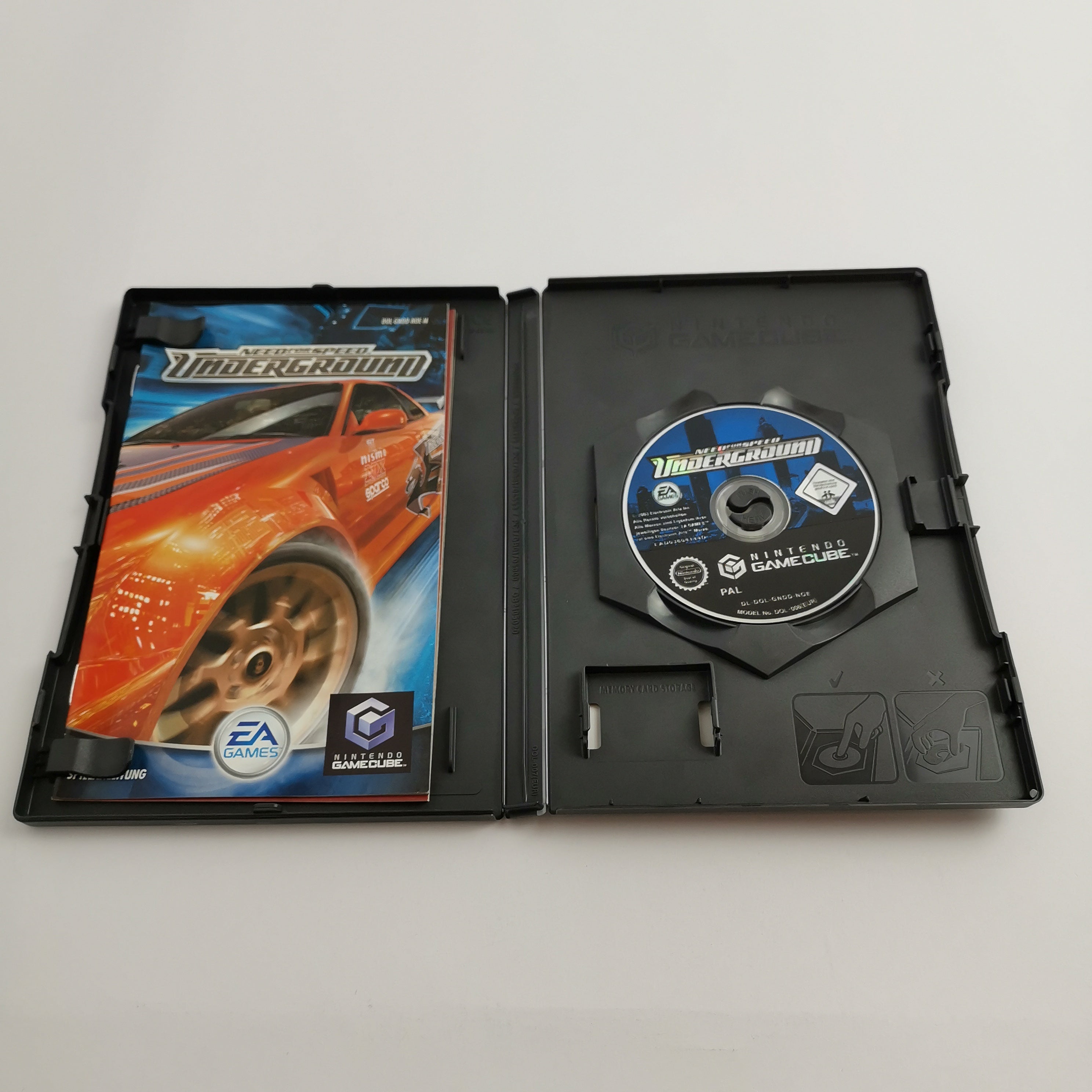 Nintendo Gamecube Spiel " Need for Speed Underground " OVP | PAL NOE * sehr gut
