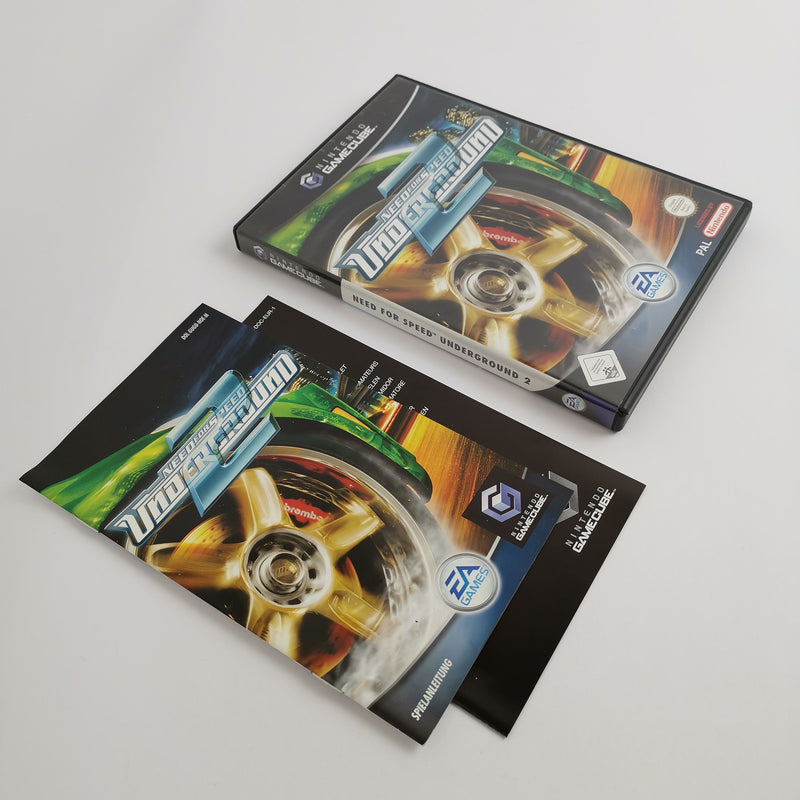 Nintendo Gamecube Spiel " Need for Speed Underground 2 " OVP PAL NOE * sehr gut