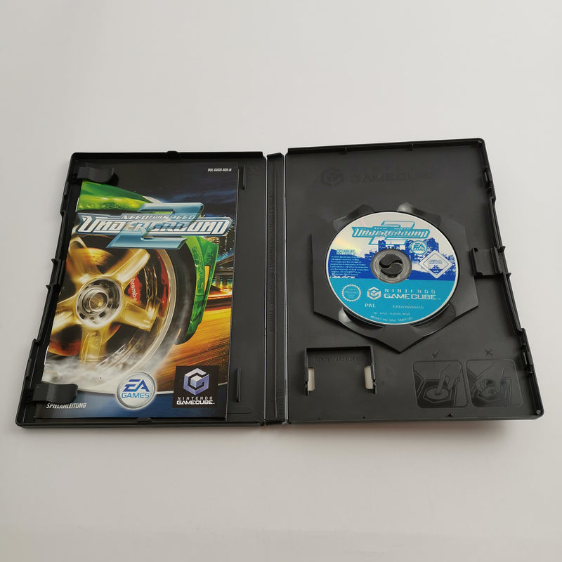 Nintendo Gamecube Spiel " Need for Speed Underground 2 " OVP PAL NOE * sehr gut