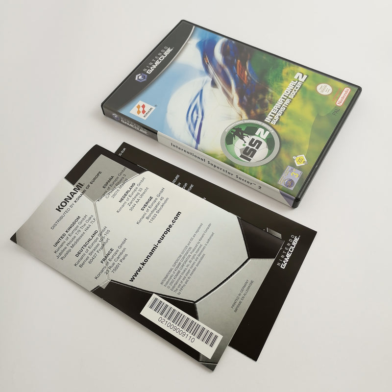 Nintendo Gamecube Spiel " ISS2 Internation Superstar Soccer 2 " Fußball OVP PAL