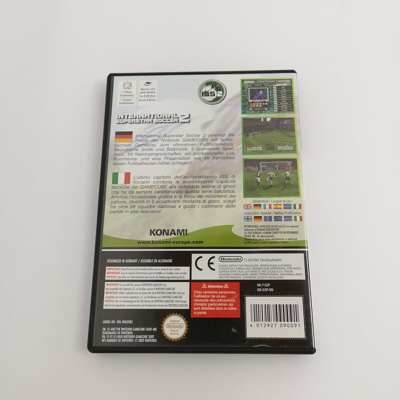 Nintendo Gamecube Spiel " ISS2 Internation Superstar Soccer 2 " Fußball OVP PAL