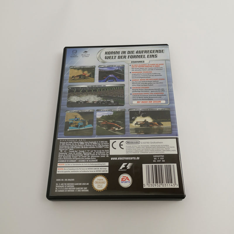 Nintendo Gamecube game "F1 2002" Formula 1 | Original packaging PAL NOE * very good