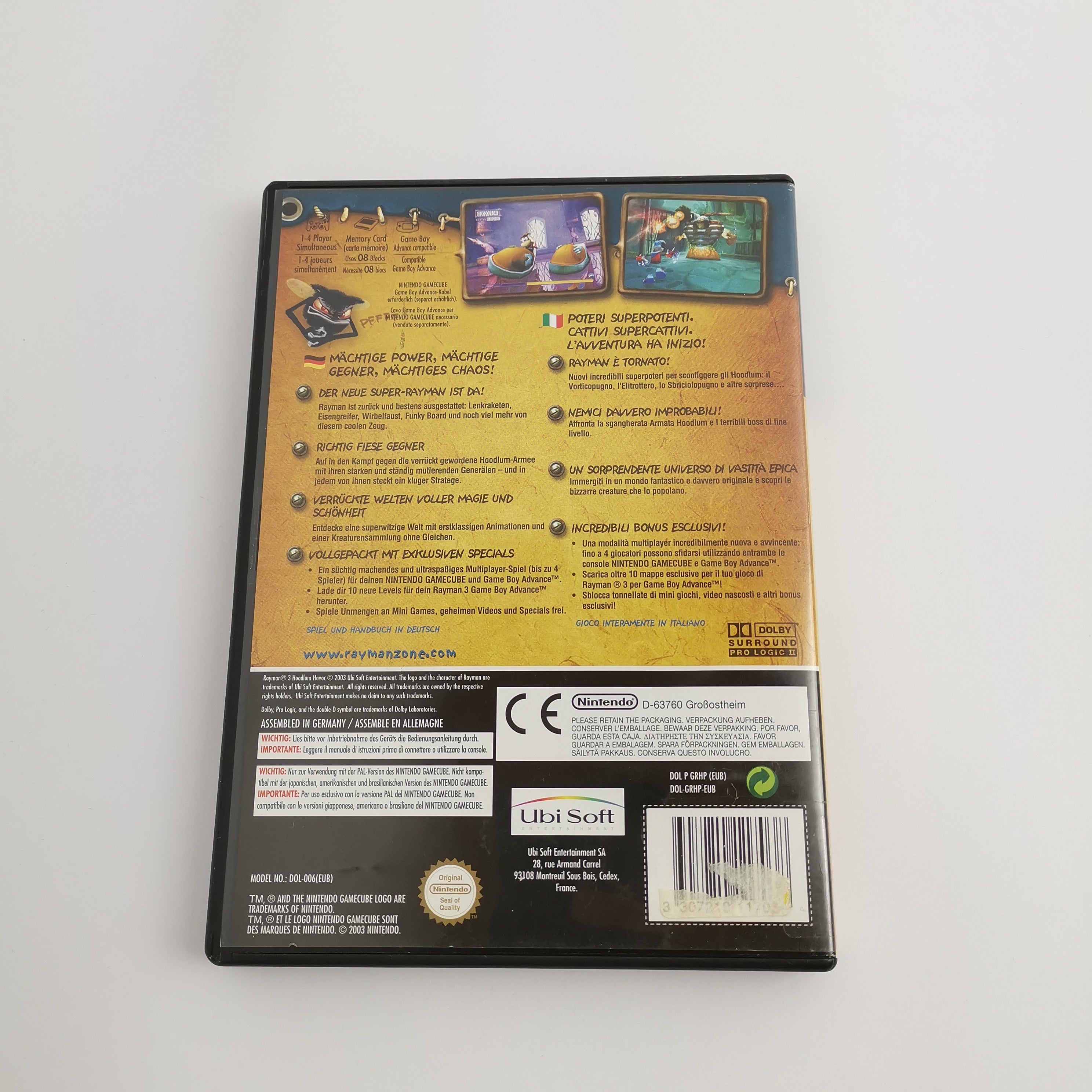 Nintendo Gamecube Spiel " Rayman 3 " Game Cube OVP | PAL * sehr gut
