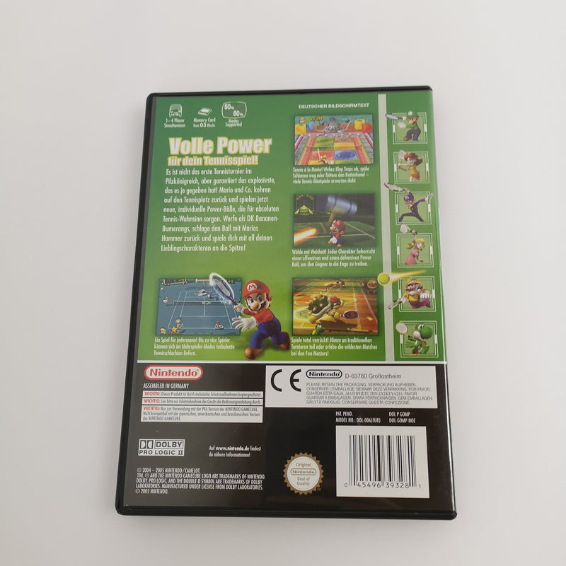 Nintendo Gamecube Spiel " Mario Power Tennis " Game Cube OVP PAL NOE * Sehr gut