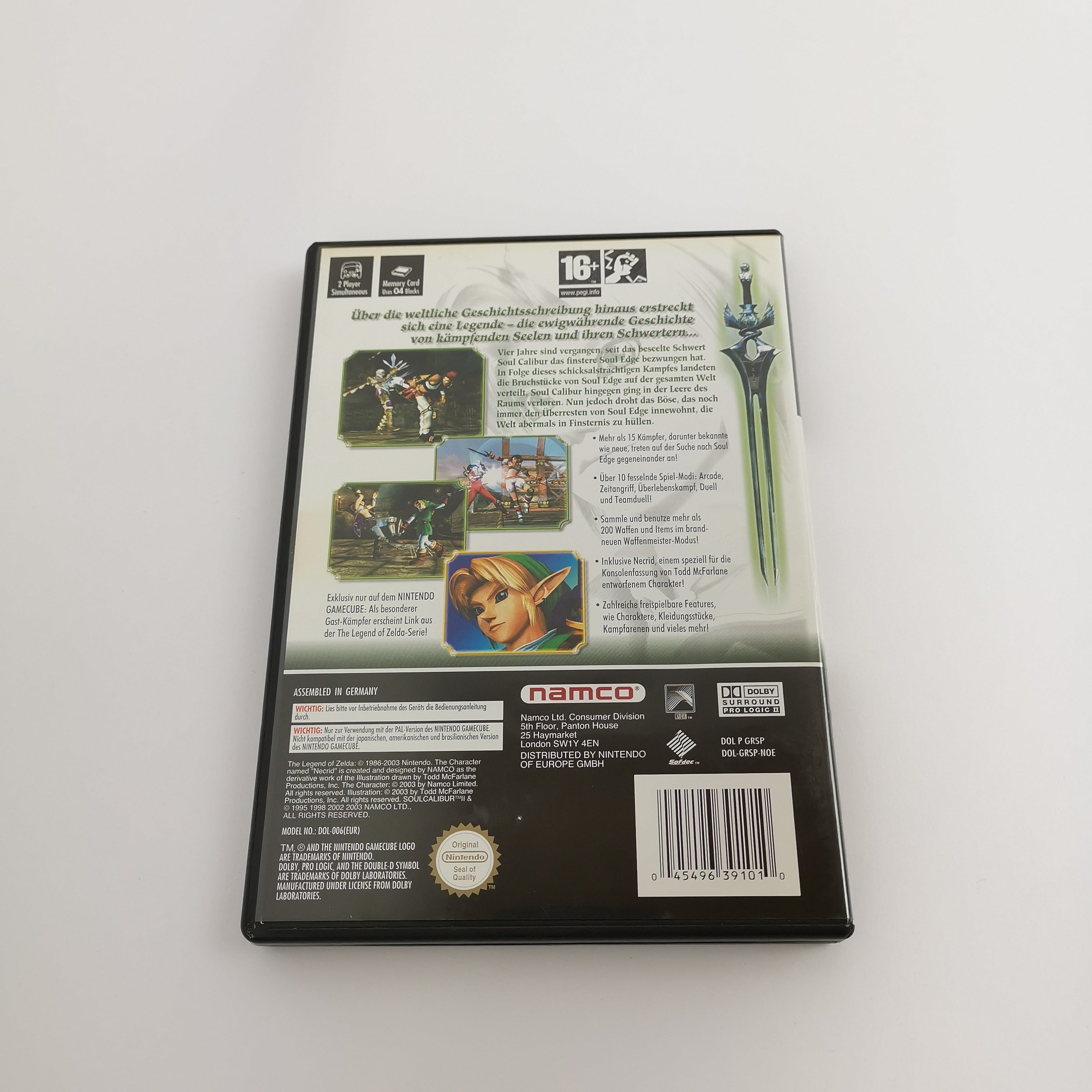Nintendo Gamecube Spiel " Soul Calibur II 2 " GC Game Cube OVP | PAL NOE [2]
