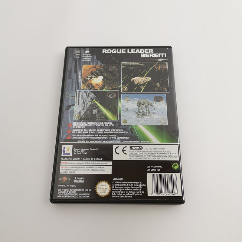Nintendo Gamecube Spiel " Star Wars Rogue Leader " Starwars GC | OVP PAL NOE [2]