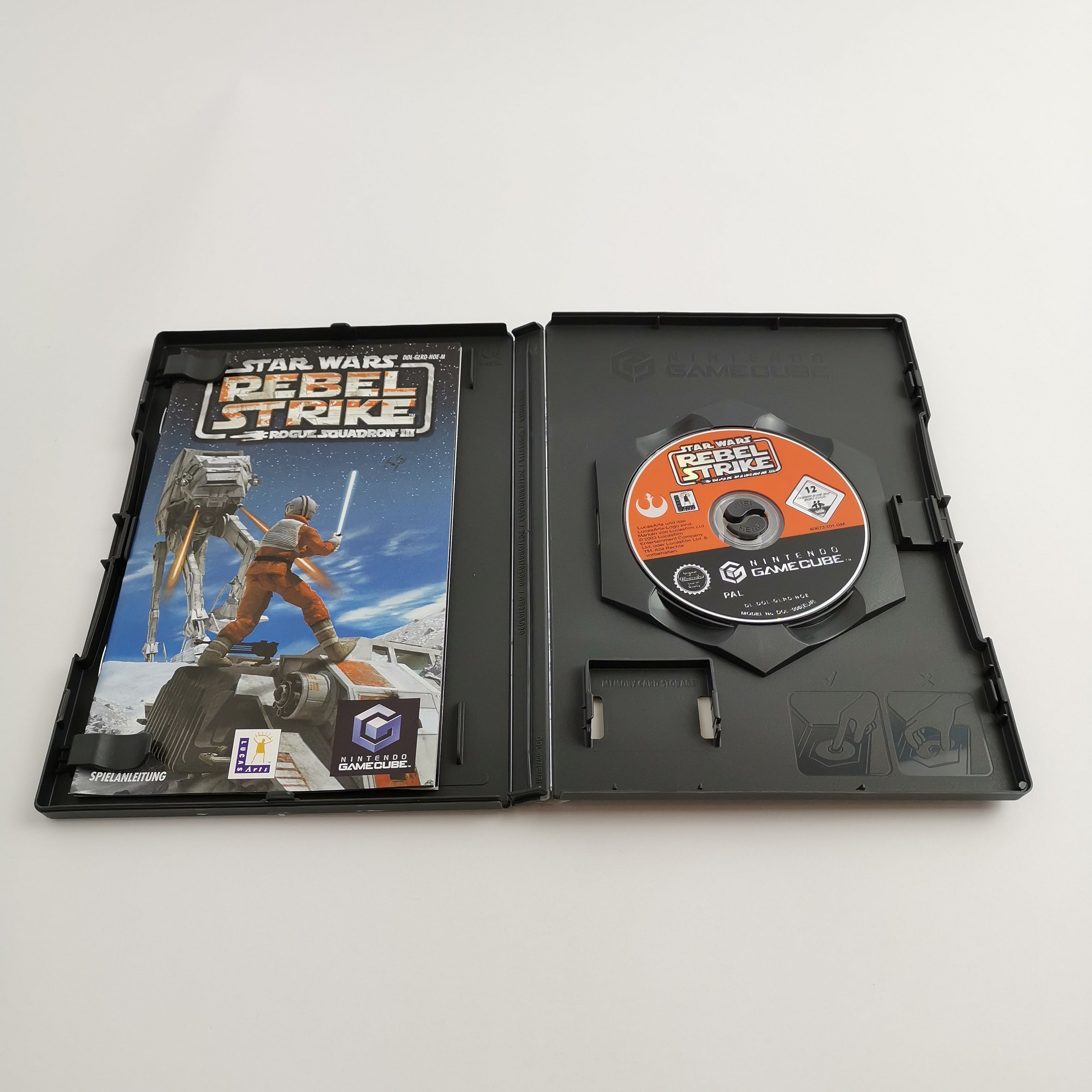 Nintendo Gamecube Spiel " Star Wars Rebel Strike " Starwars | OVP PAL NOE