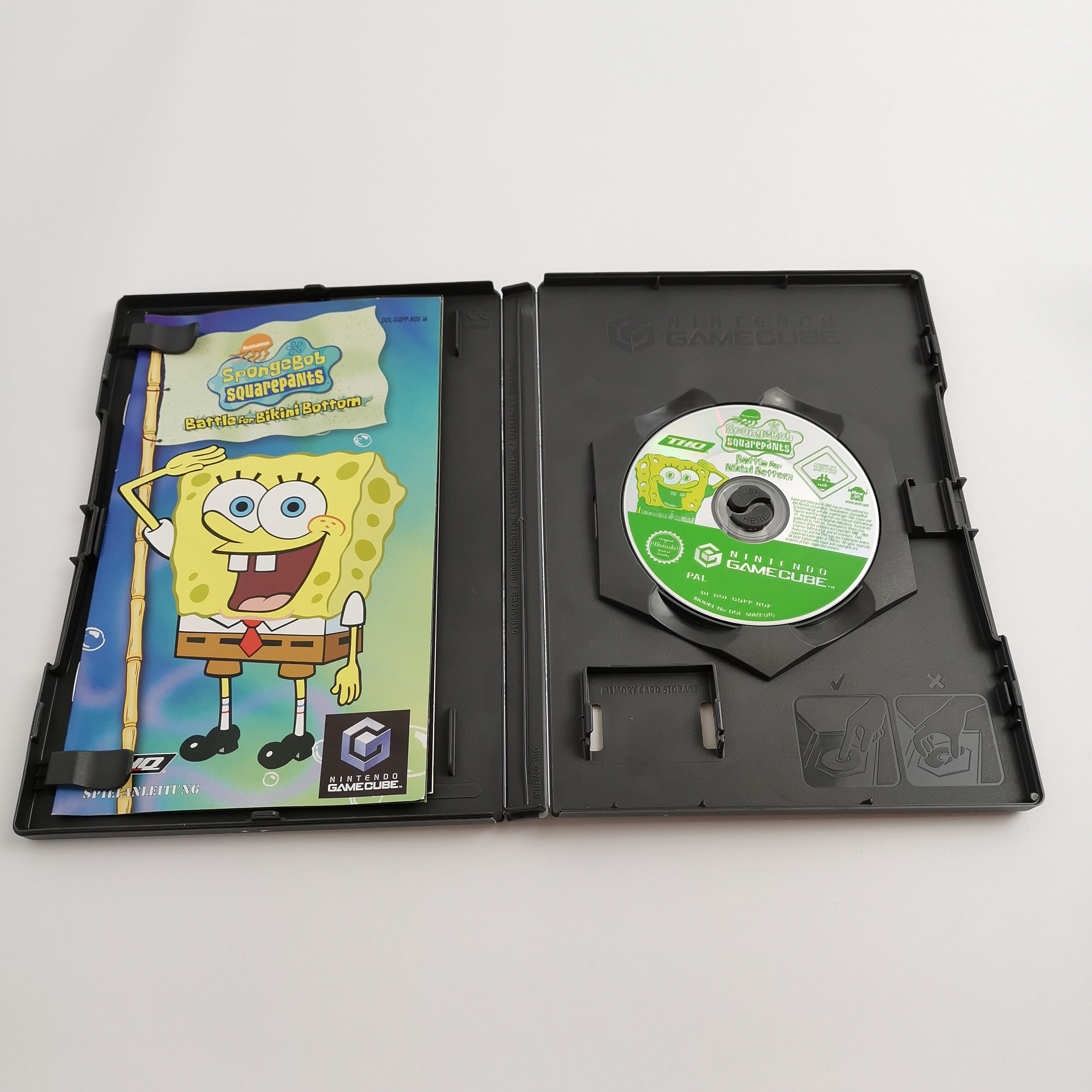 Nintendo Gamecube Spiel " Spongebob Squarepants Battle for Bikini Bottom OVP