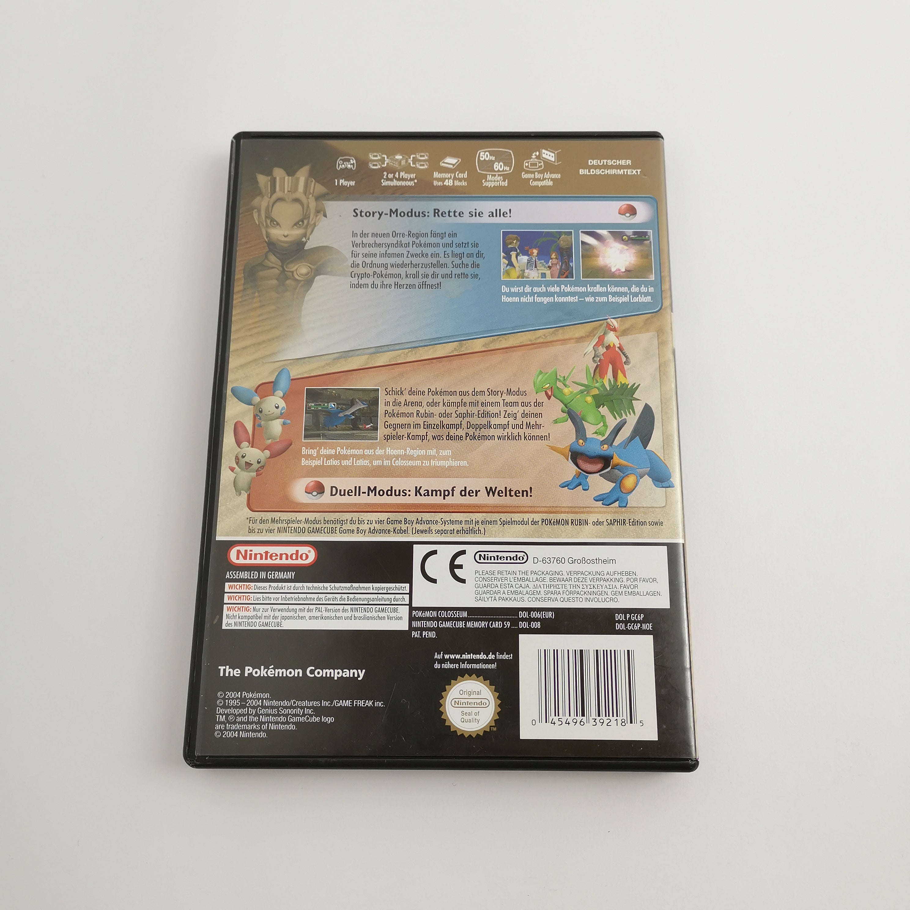 Nintendo Gamecube Spiel " Pokemon Colosseum " GC Game Cube OVP | PAL NOE