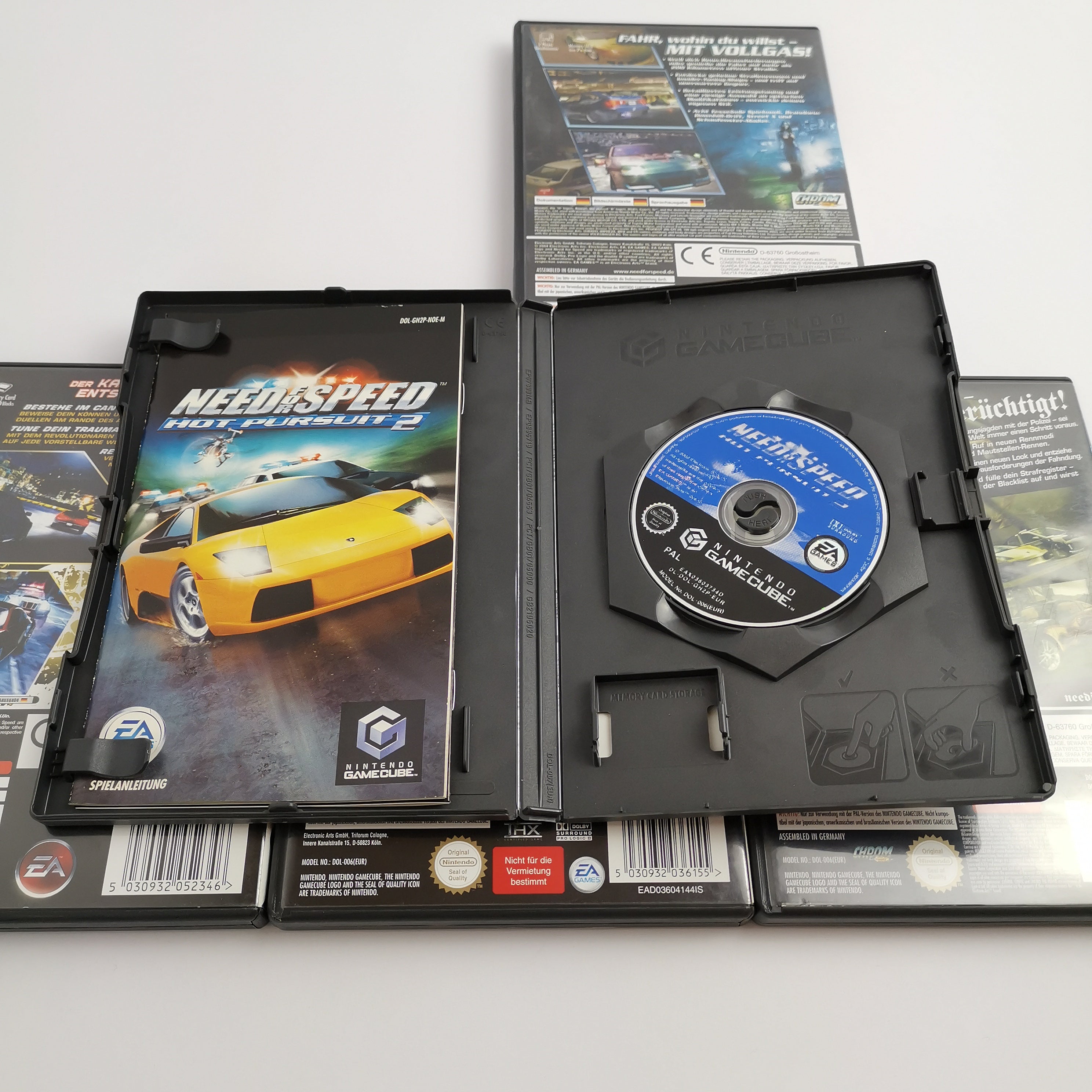 Nintendo Gamecube Spiele " 5 Need for Speed Spiele " Bundle Set | OVP PAL